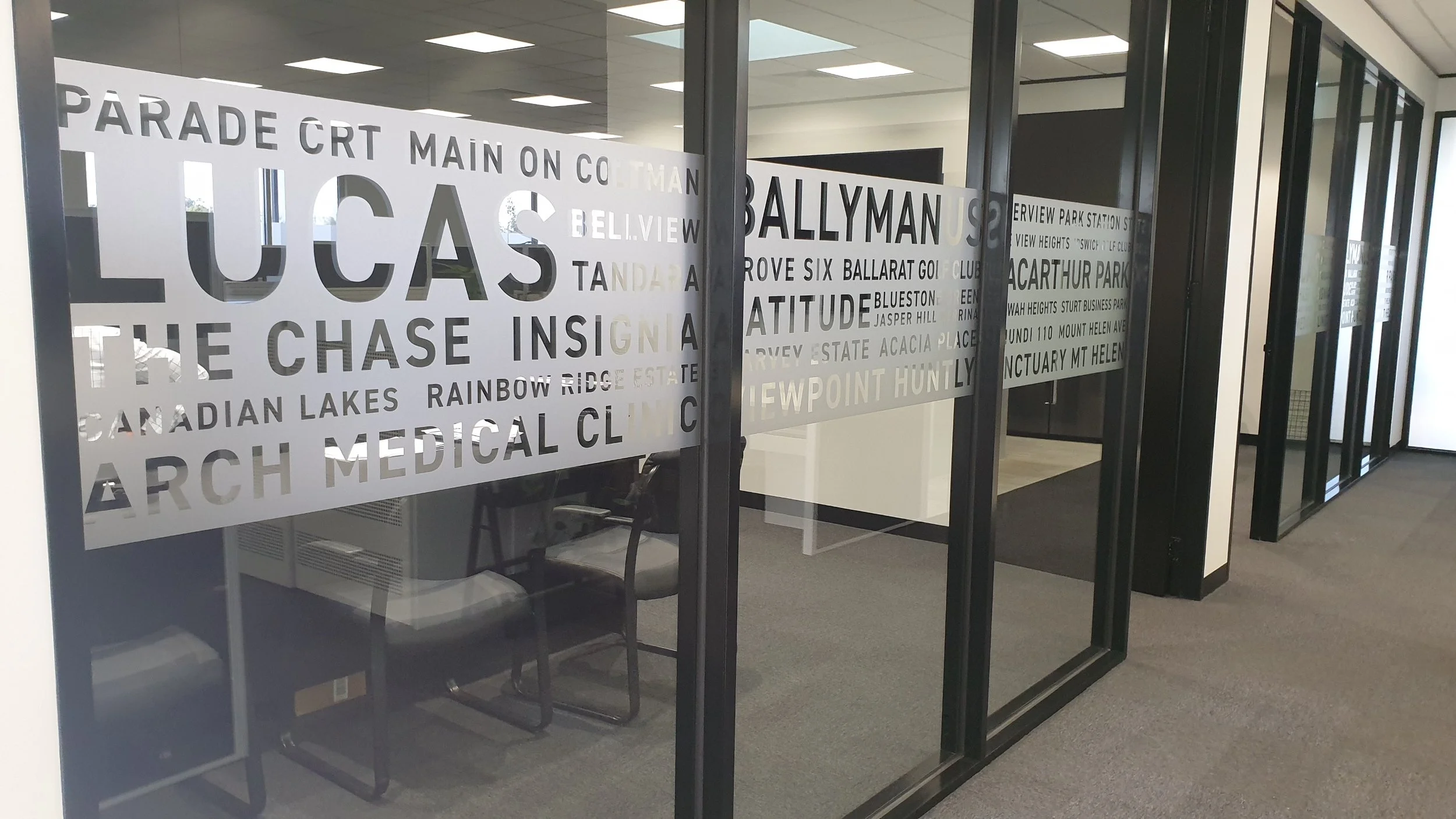 Custom Office Window Film