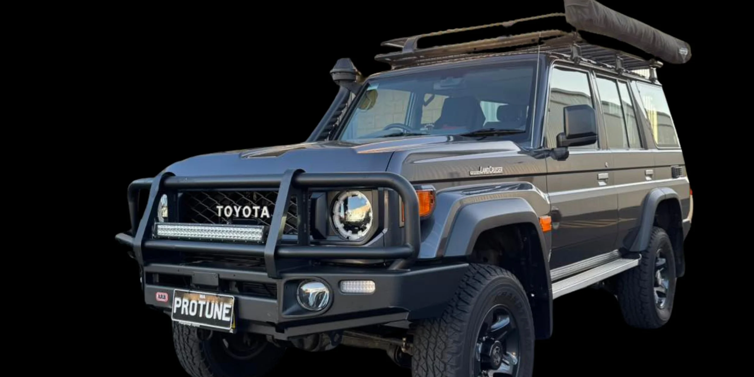 Toyota Land Cruiser 4WD with Protune number plate