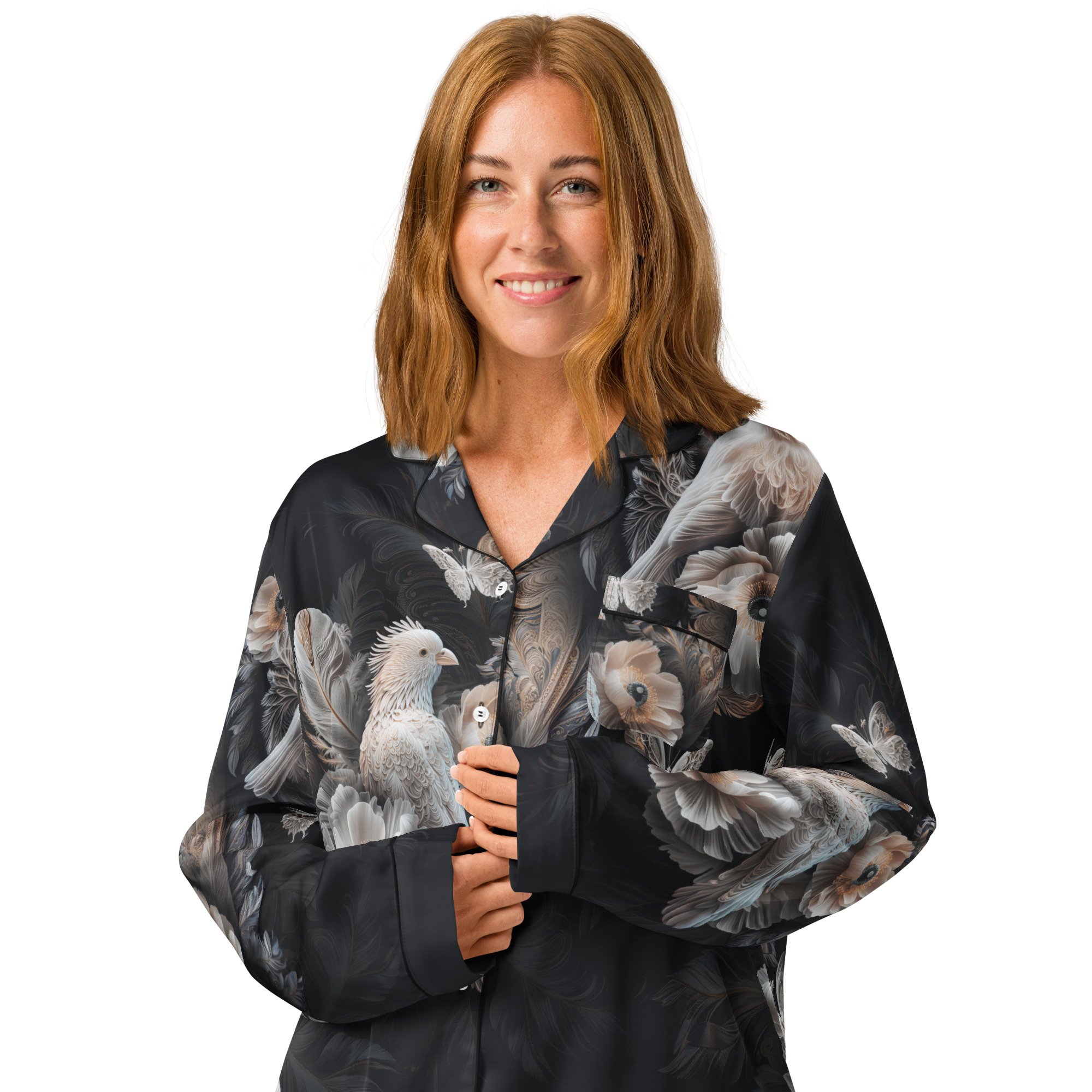 Rococo women’s long sleeve pajama top
