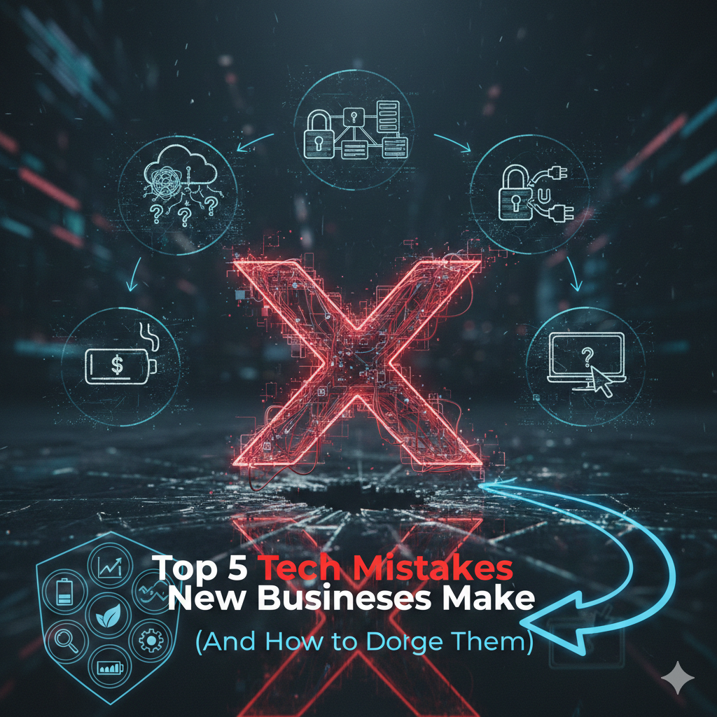 Top 5 Tech Mistakes New Businesses Make (And How to Dodge Them)