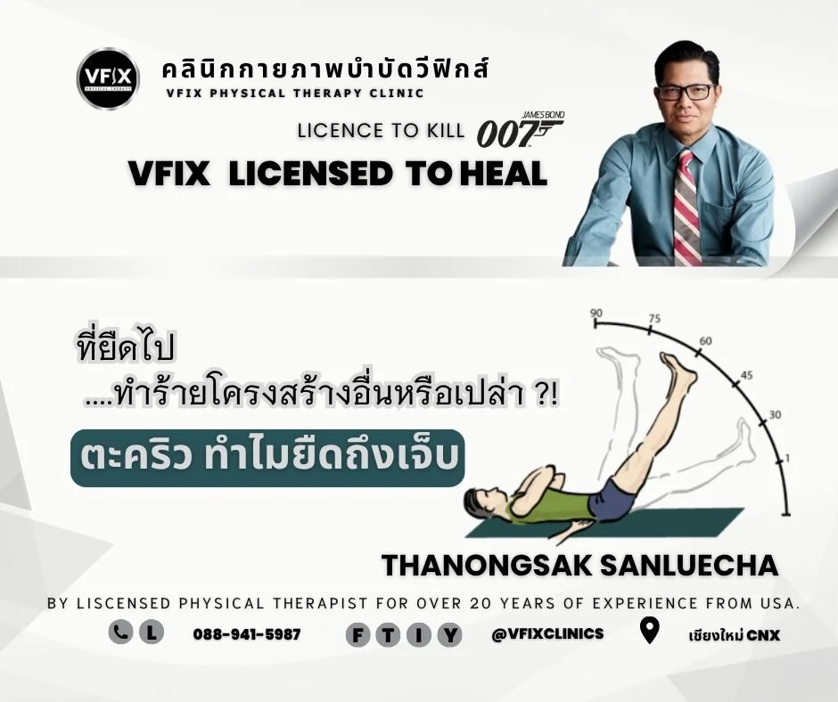 ตะคริว ทำไมถูกยืดขาแล้วเจ็บมาก