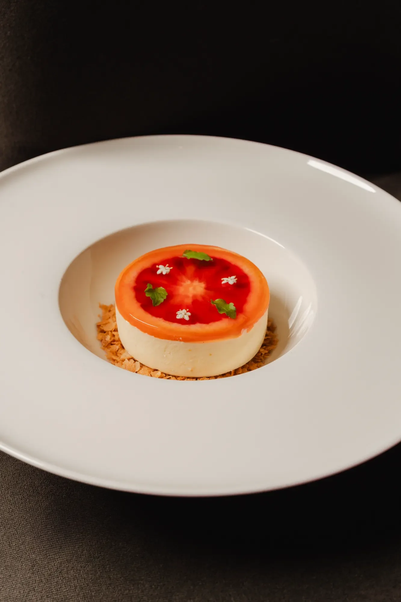 white chocolate mousse 