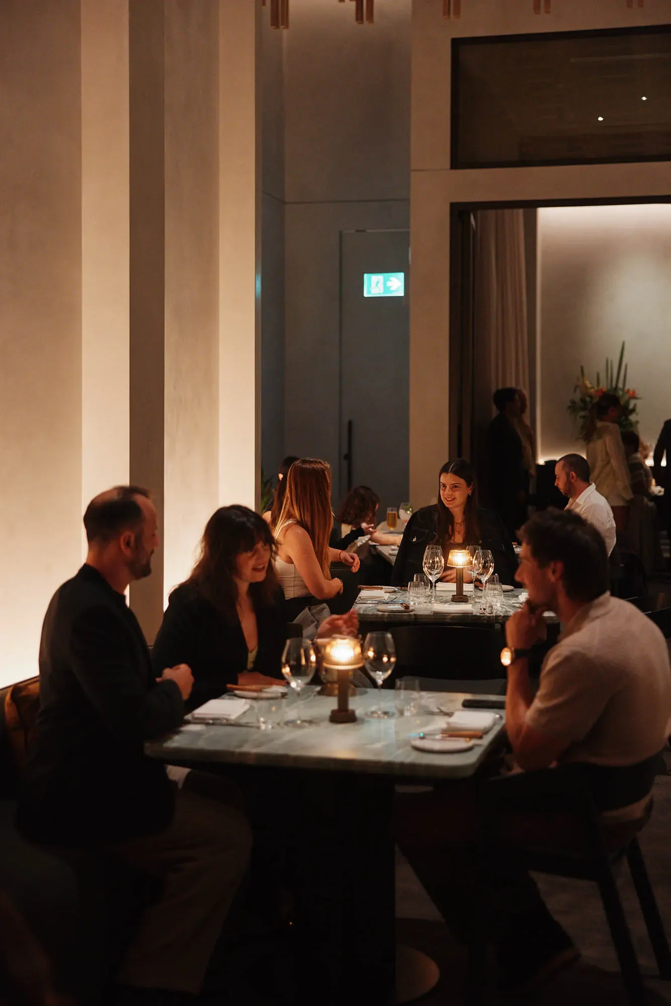people dining