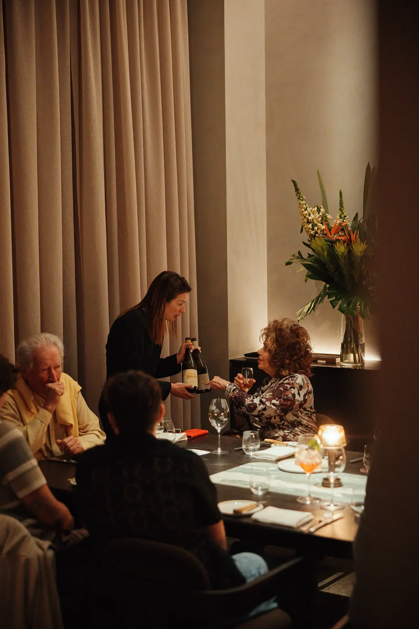 service in private dining