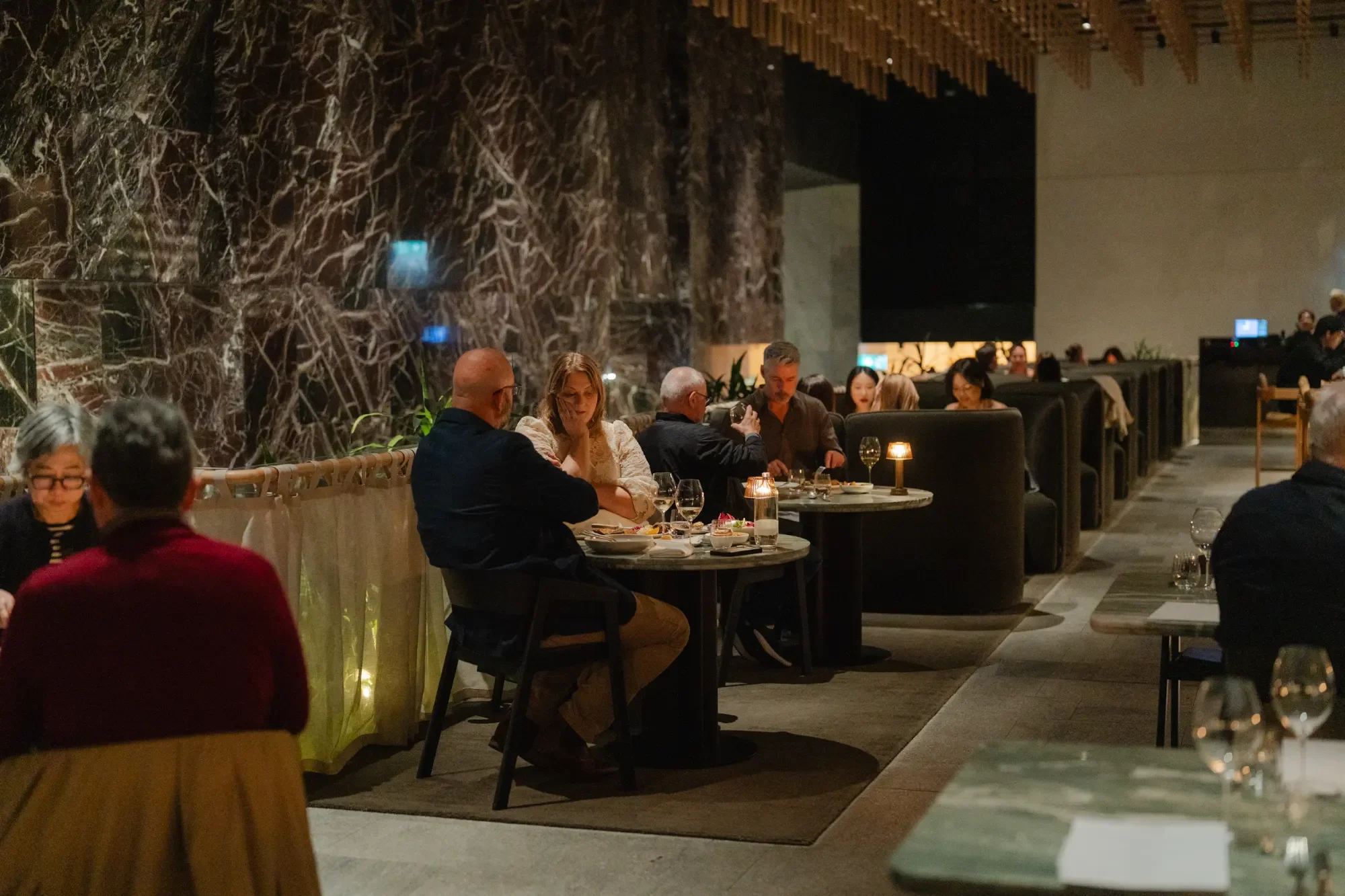 people dining