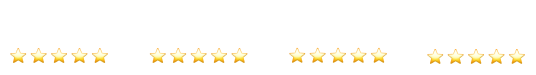 Logos of Google, Facebook, The Knot, and WeddingWire with five-star ratings underneath each