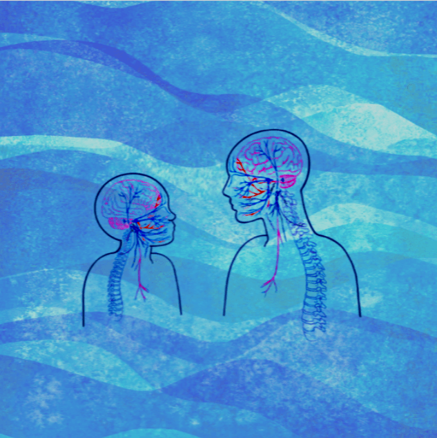 a man and child co-regulating symbolising healing through trauma-counselling