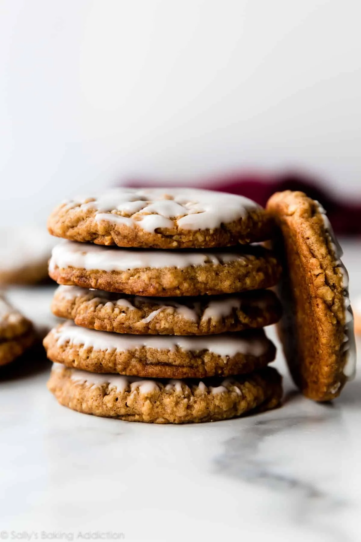 Oatmeal Iced Cookies (six cookies)