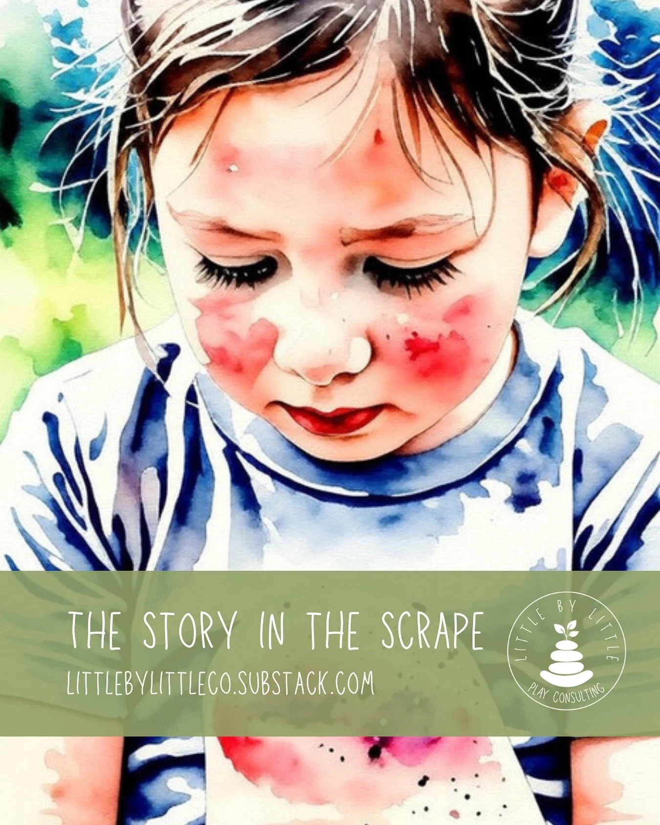 The Story in the Scrape ❤️&zwj;🩹

She needed a breath, not a bandage.

She&rsquo;s four.
Walking across the preschool yard when her foot catches a branch.
A quick stumble, then a cry.

Sitting, holding her knee.
Her whole body folds around it, small