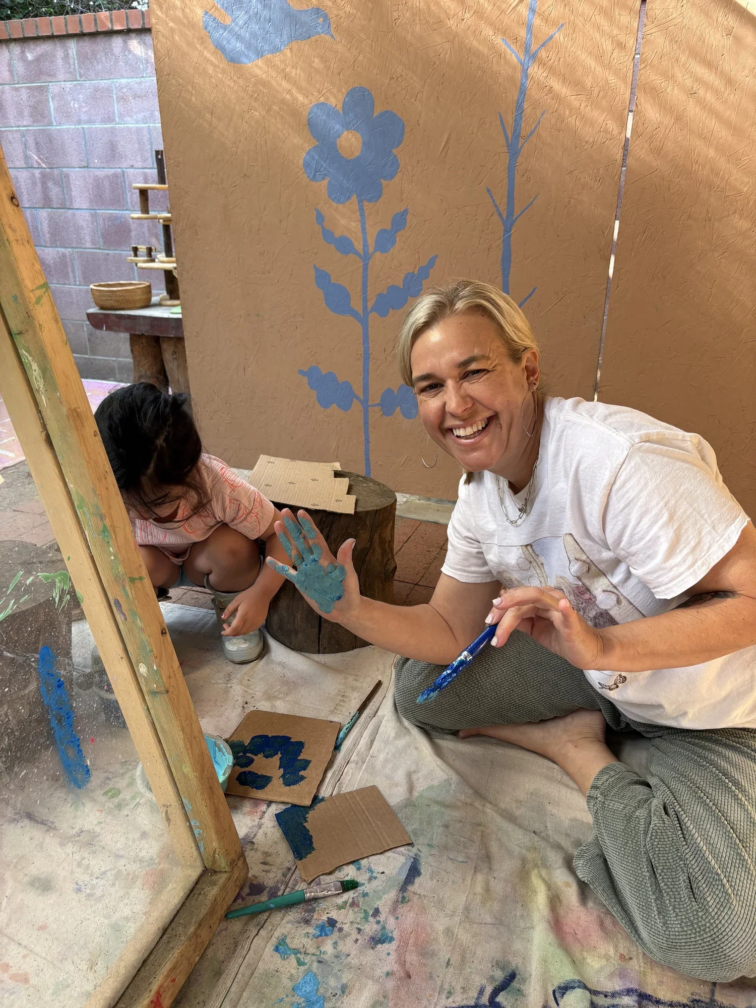 Vanessa Collette Painting Playing Little Folk House