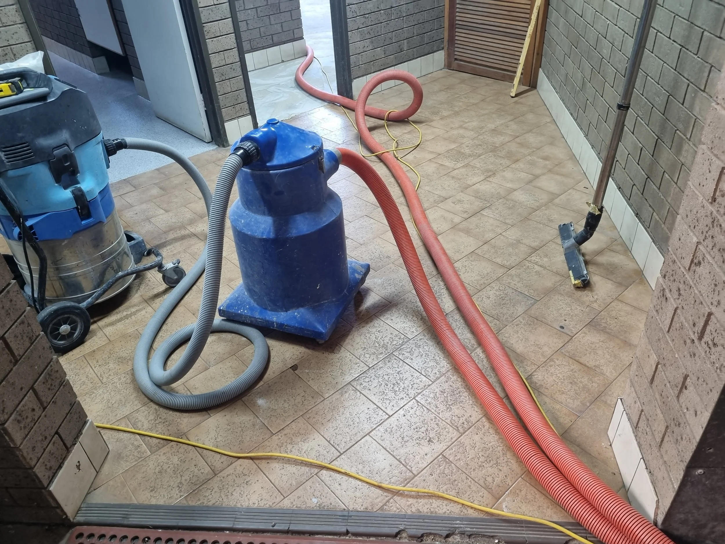 Commercial flooring upgrade with epoxy coating