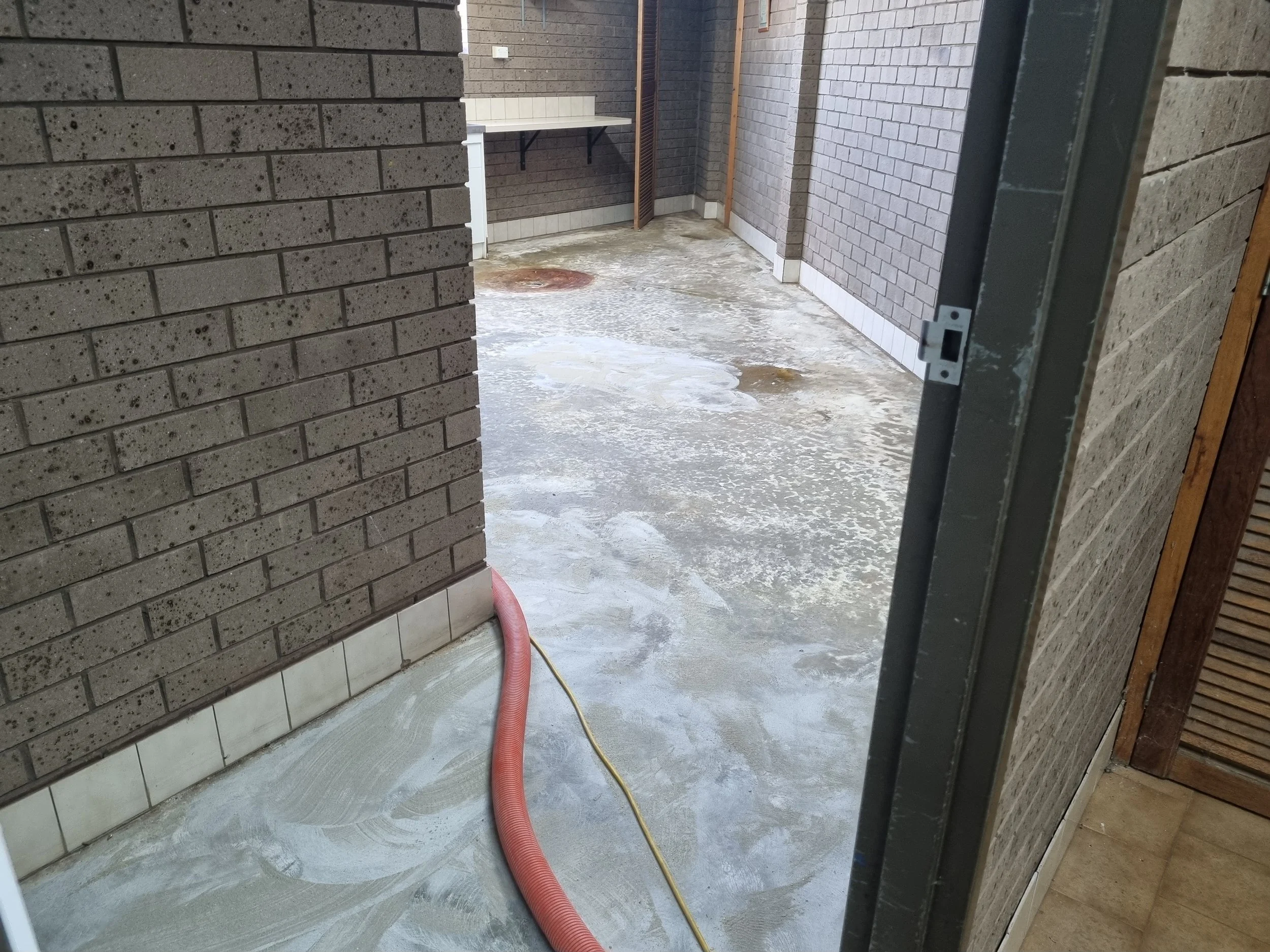 Commercial flooring upgrade with epoxy coating