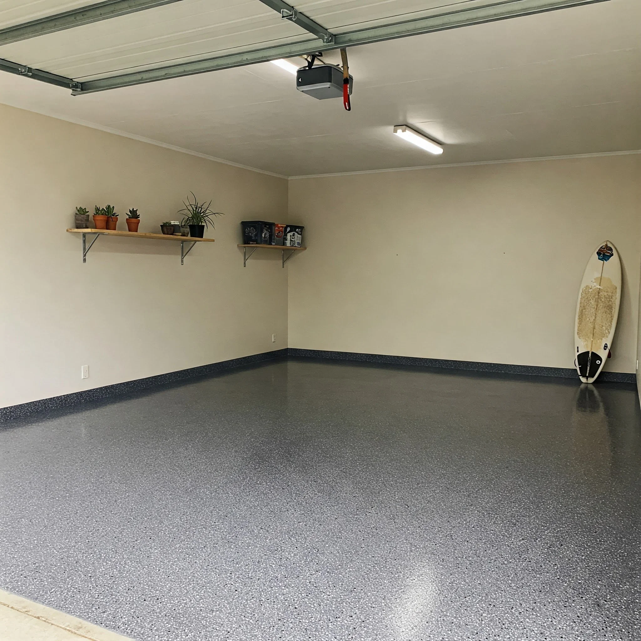 Stylish and low-maintenance epoxy flooring