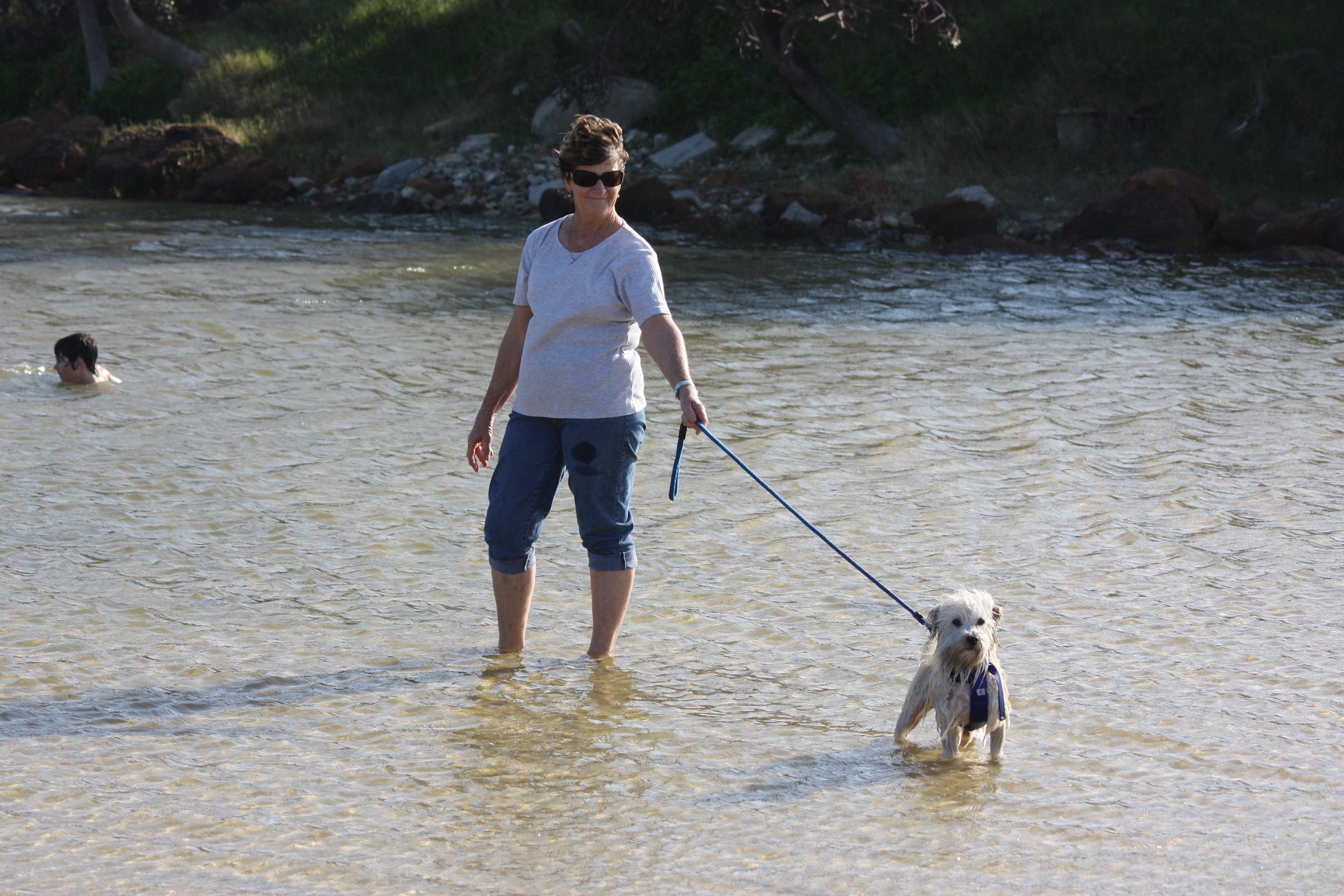 Mum & Harry at the Lagoon 27 Sep 09.jpg