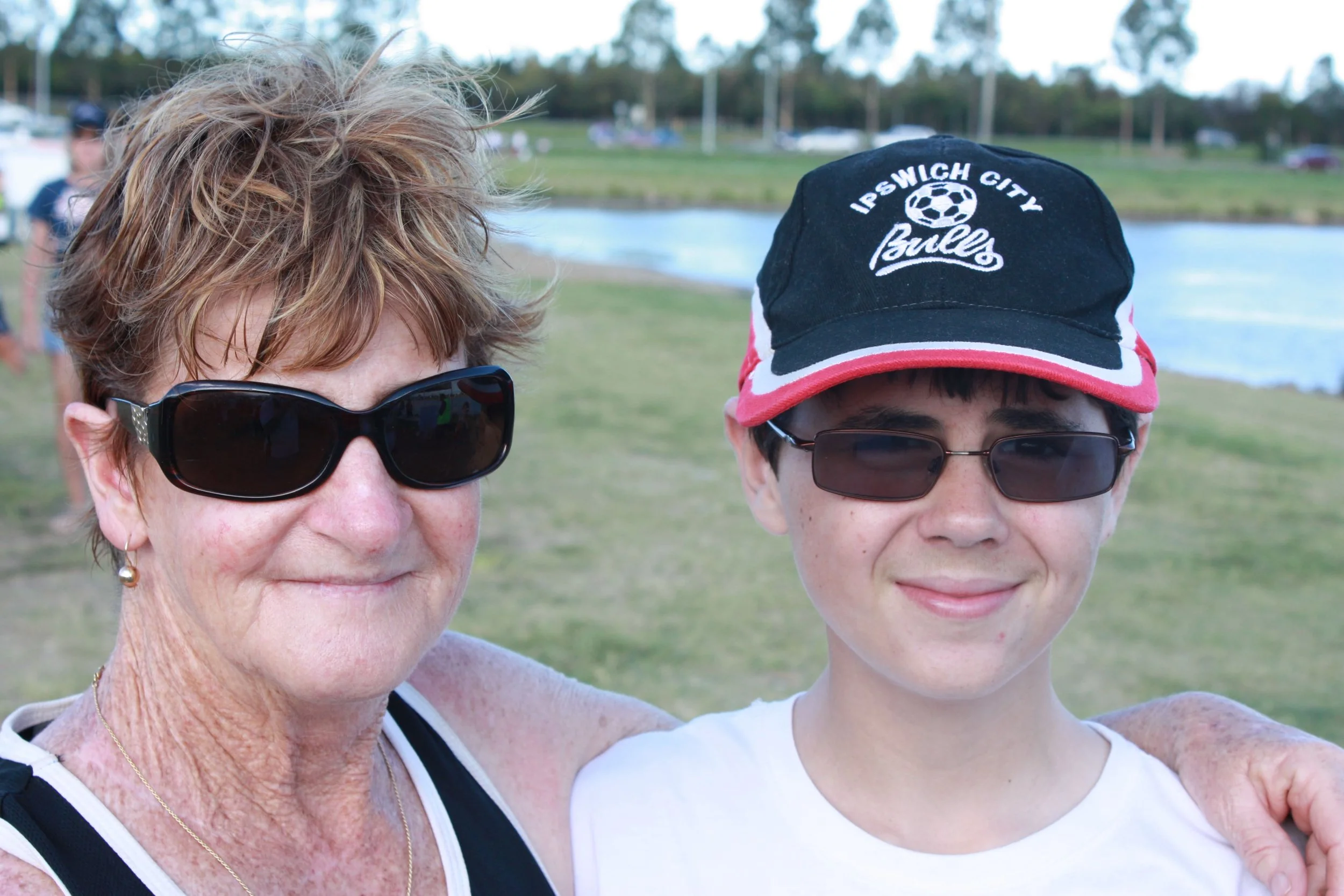 Mum & Brendan - Dragon Boat 13 Nov 2010.jpg