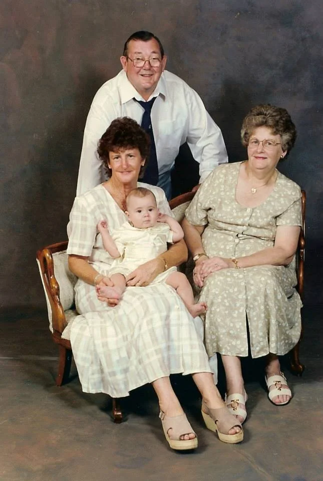 Mum, Brendan, Roy Ann - Brendan Christening 1996.jpg