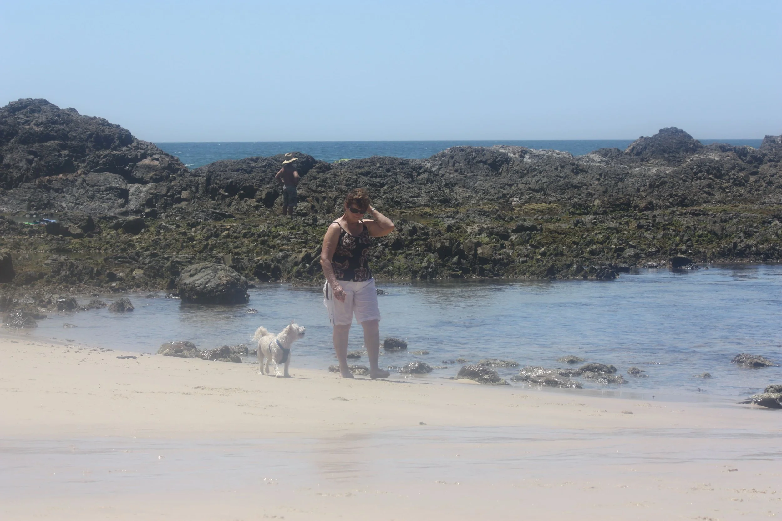 Mum & Harry - Back Beach Brooms Head 29 Dec 2012 (2).jpg