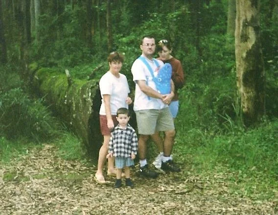 Mum, Brendan, Paul, Matthew, Jenny - Forest Walk 1999.jpg