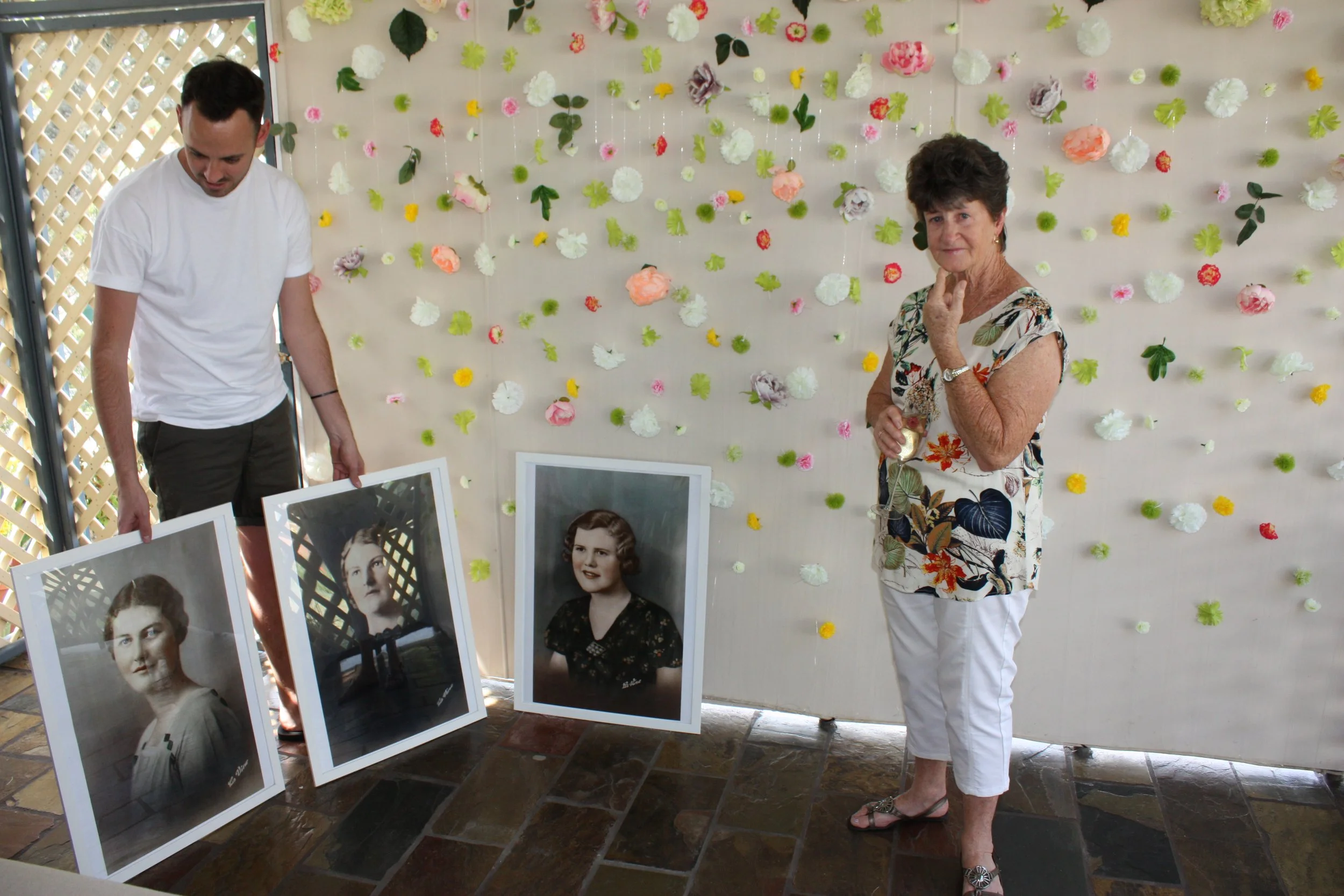 Christopher & Mum - Mums 60th 26 Nov 2006.JPG