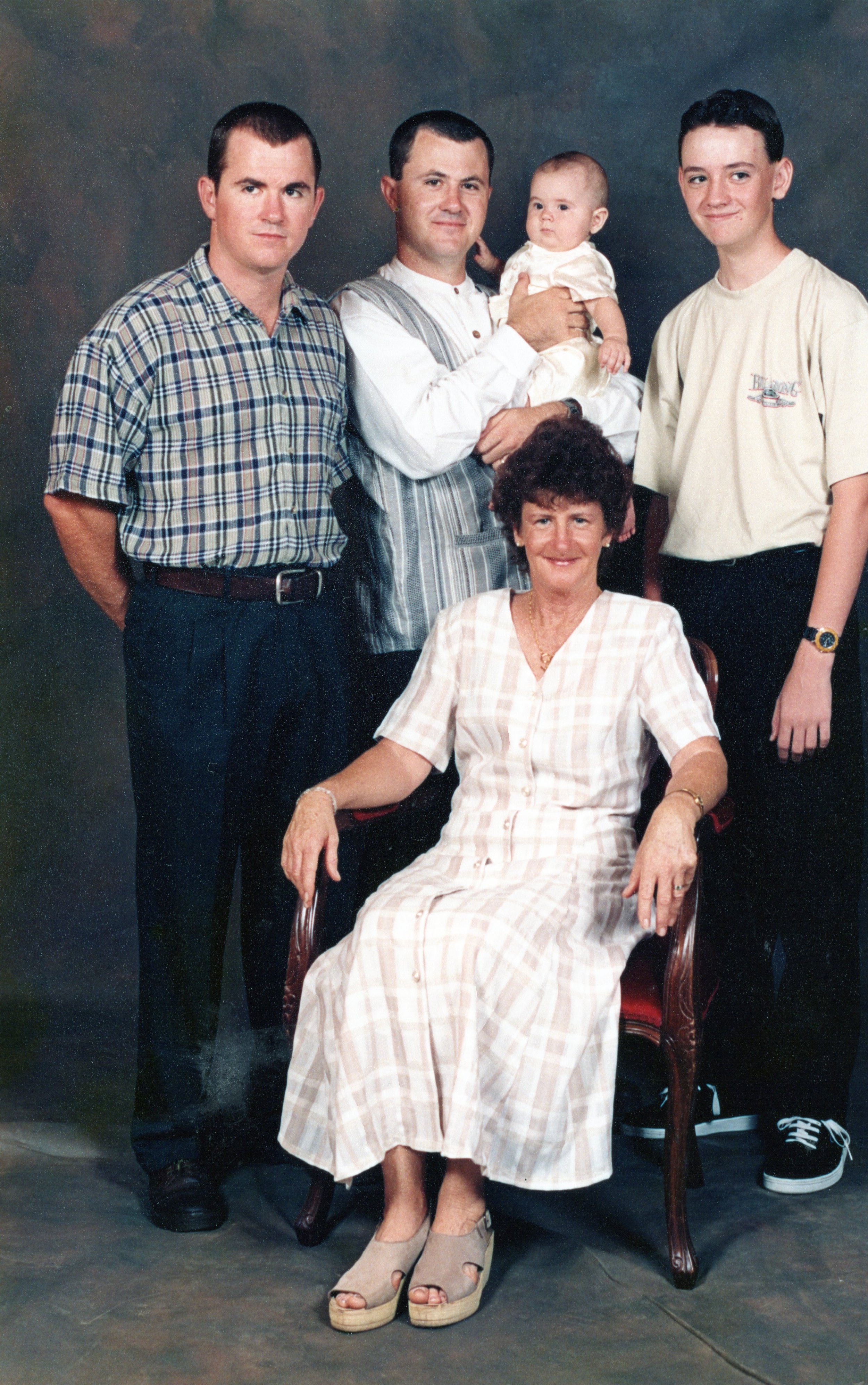 Scott, Paul, Brendan, Cgristopher Mum - 1996.jpg