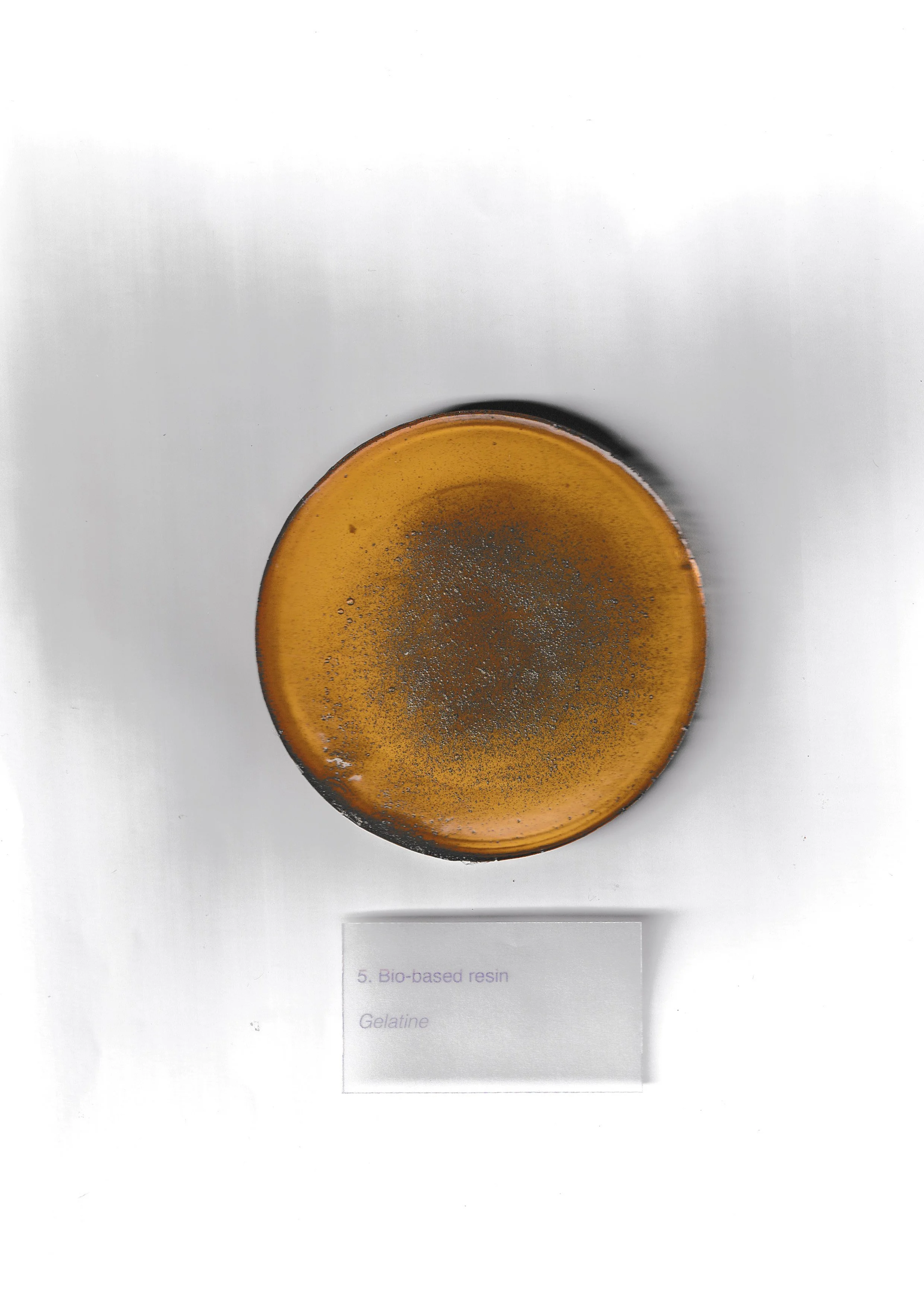 Gelatin bioresin