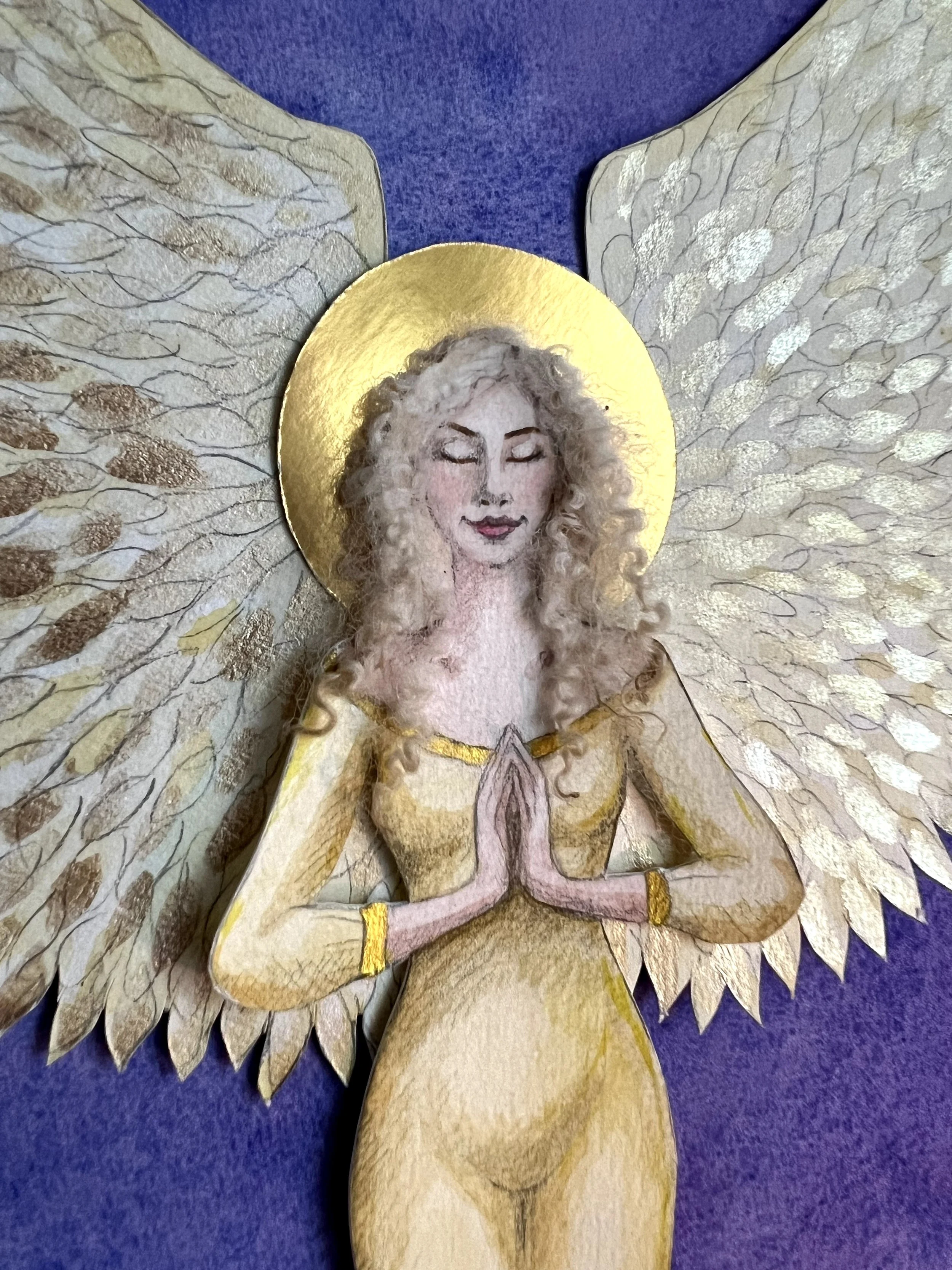 *SOLGT* / Udsnit af englebillede 