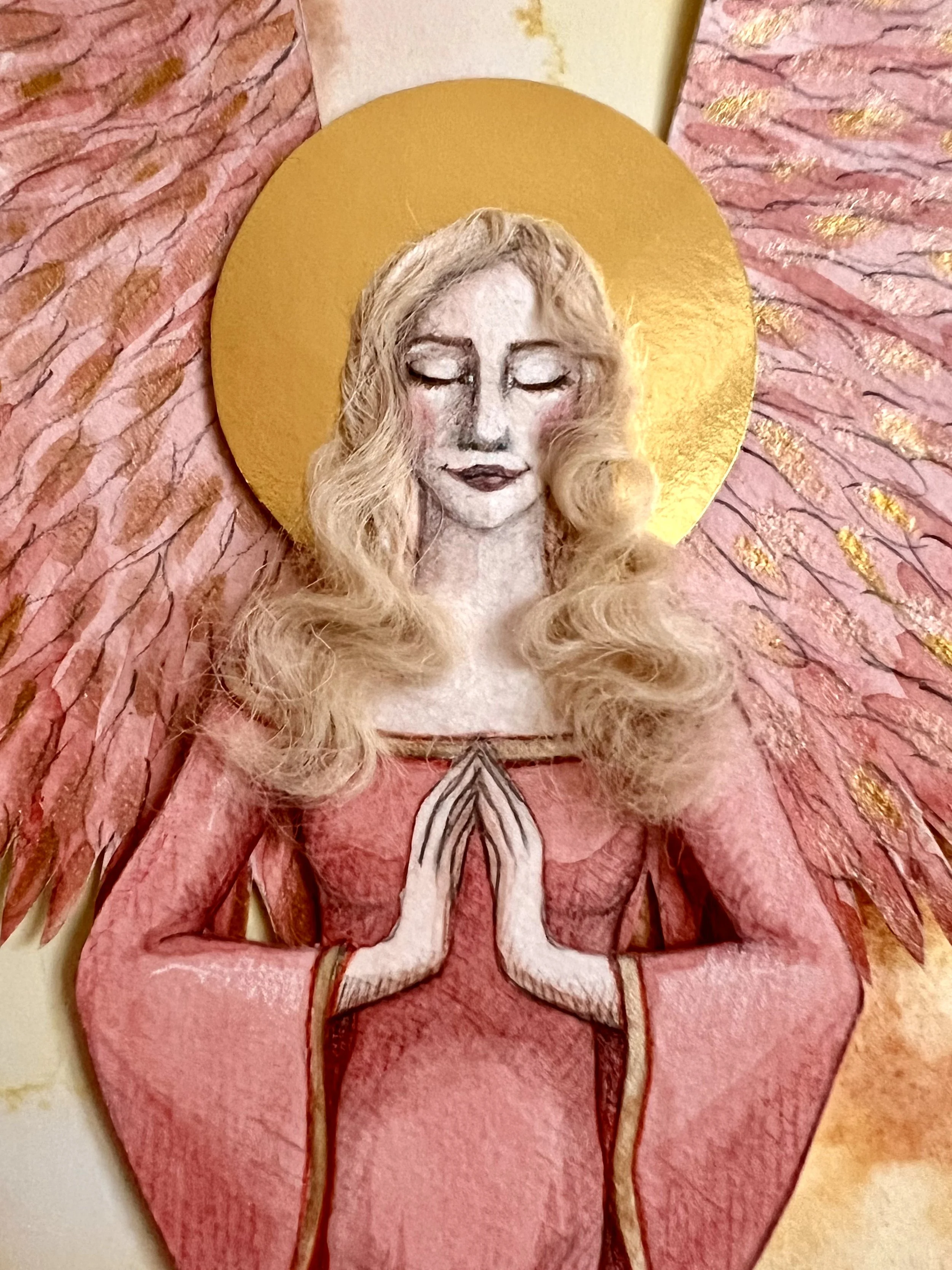 *SOLGT* / Udsnit af englebillede