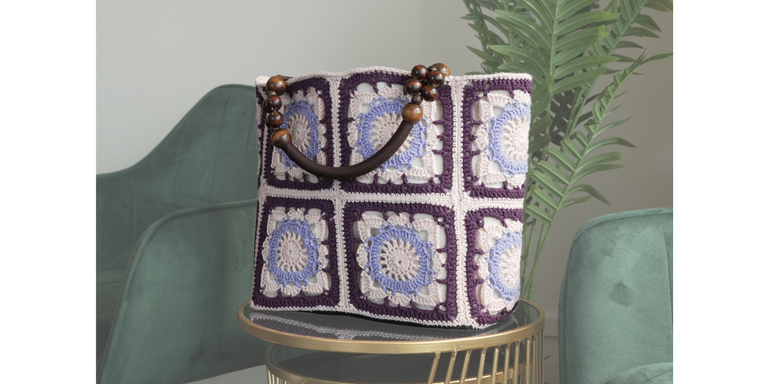 Luna Lána Hand Crocheted Tote Bag