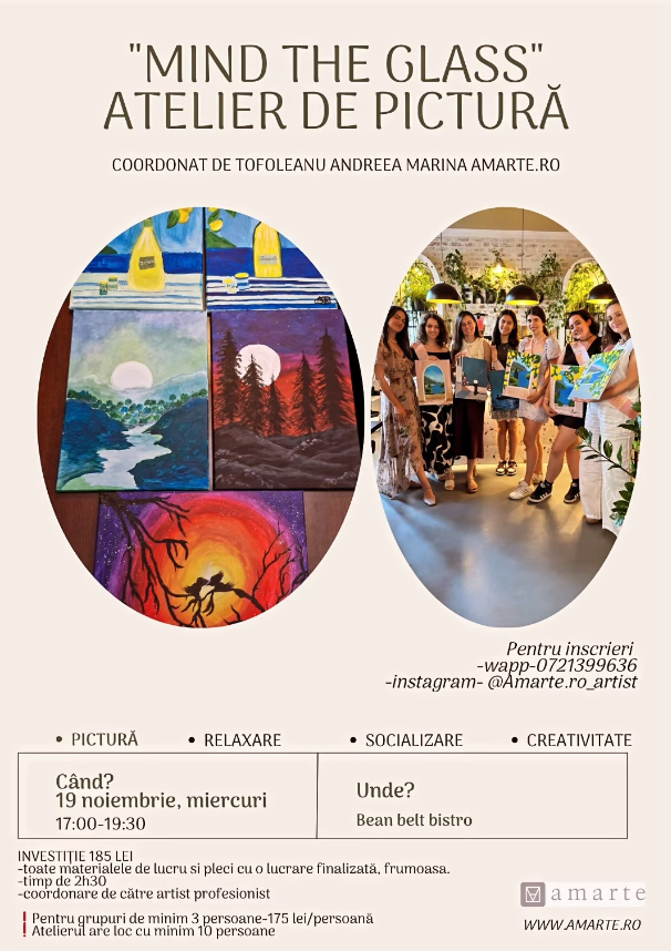 "Mind the Glass", 19 Noiembrie, Râmnicul Vâlcea