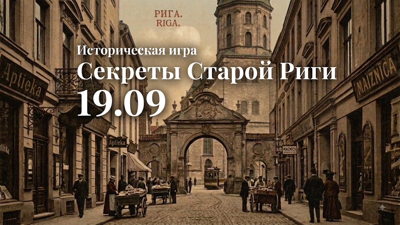 Историческая игра “Секреты Старой Риги” - 19.09