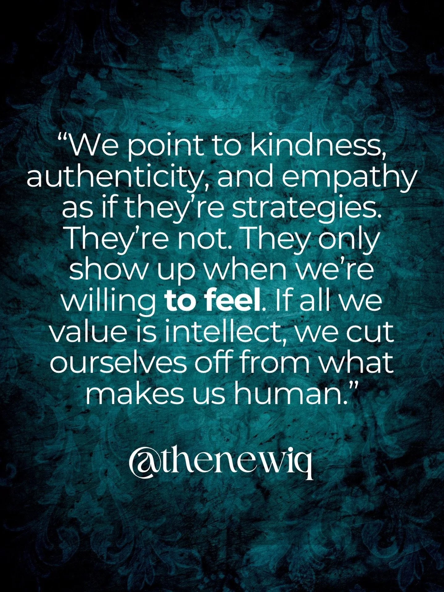AI is getting smarter every day. And so we tell ourselves the answer is simple: &ldquo;be more human.&rdquo;

It sounds inspiring. But most of us don&rsquo;t actually know what that means.

We point to kindness, authenticity, and empathy as if they&r