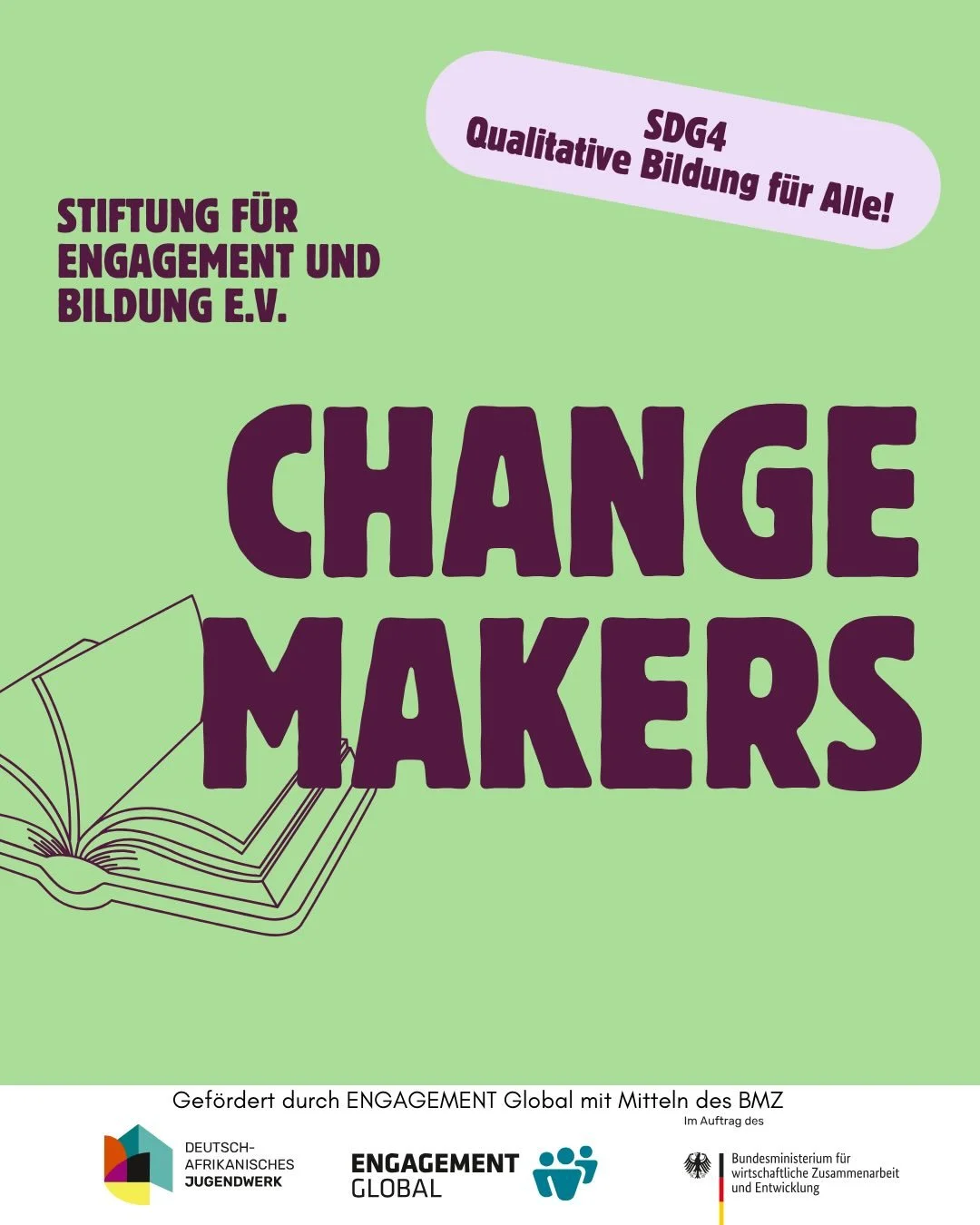 Unser neues internationales Projekt Change Makers hat gestartet! In diesem deutsch s&uuml;dafrikanischen Jugendaustausch setzen sich junge Erwachsene gemeinsam mit SDG 4 hochwertige Bildung und der Frage auseinander, wie Bildung gerechter werden kann