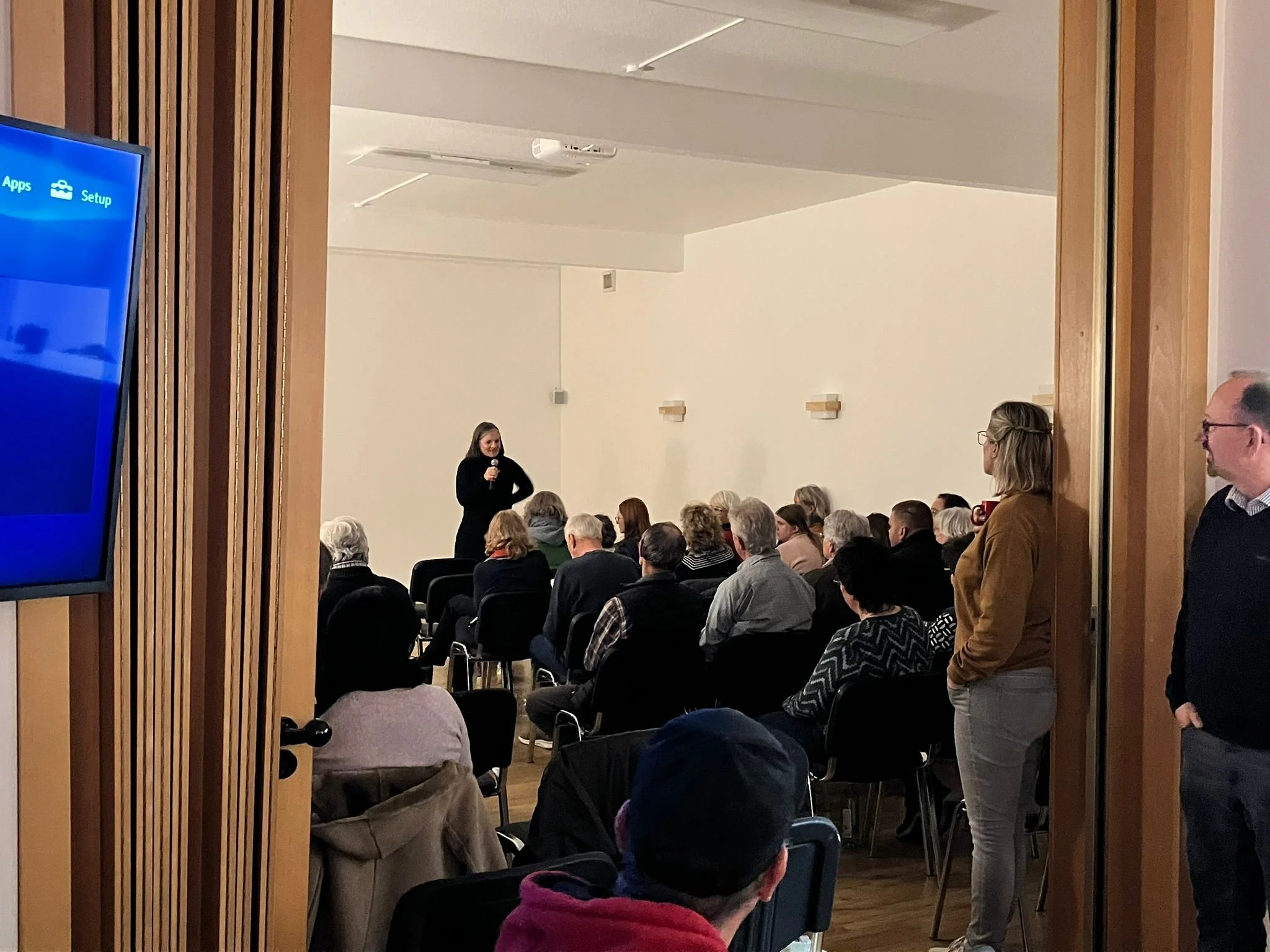 Die Diskussion vor dem Film