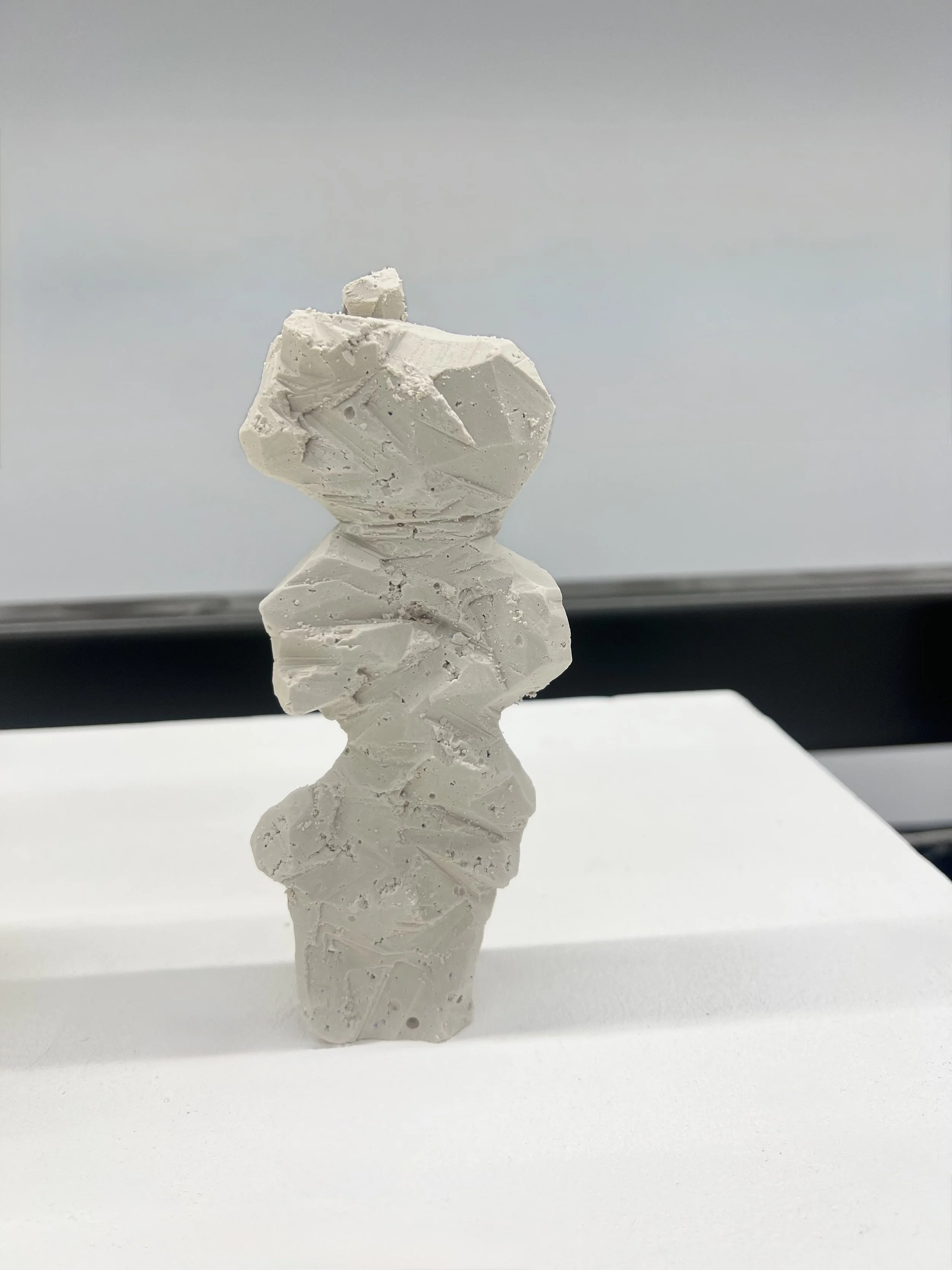 River, plaster, 2026, original 1 of 1 