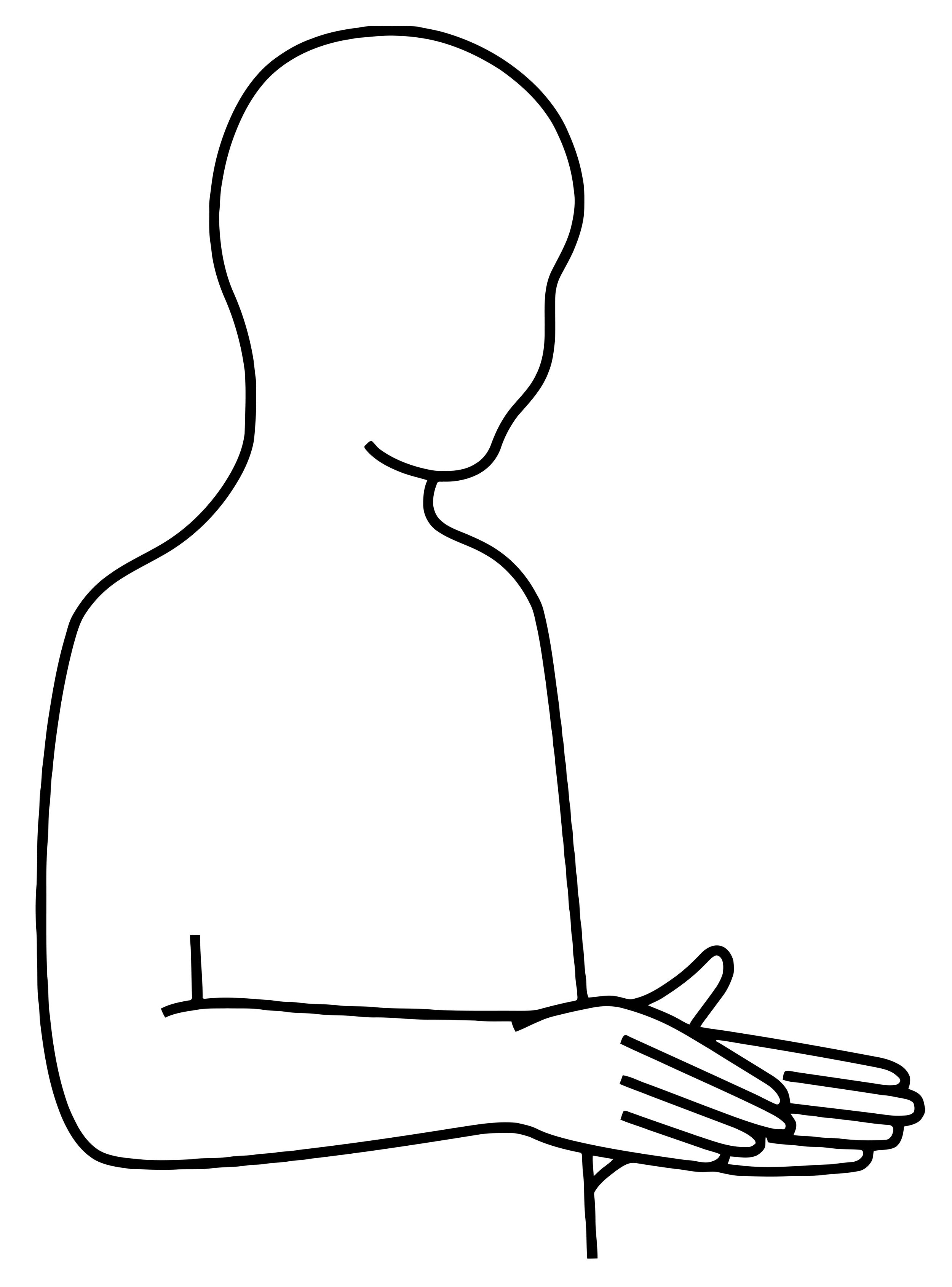 A picture depicting the makaton sign for feel or touch