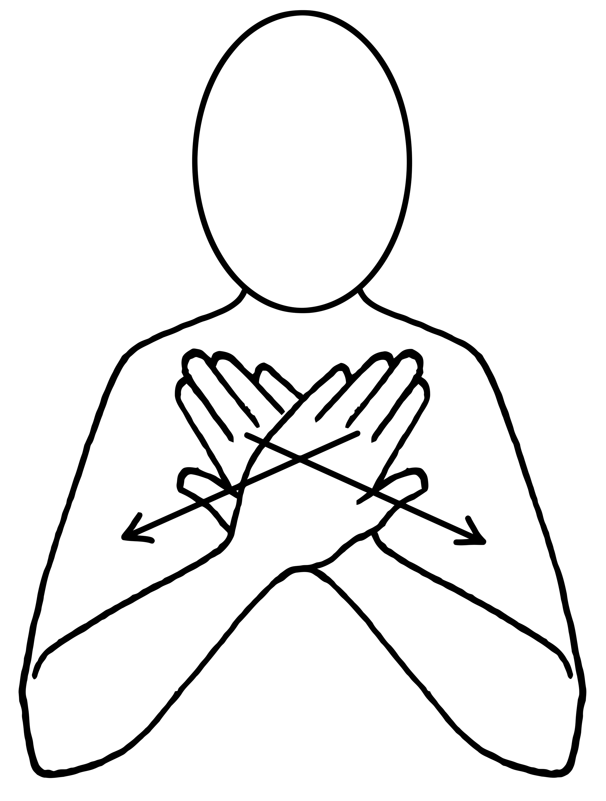 A picture depicting the makaton sign for not