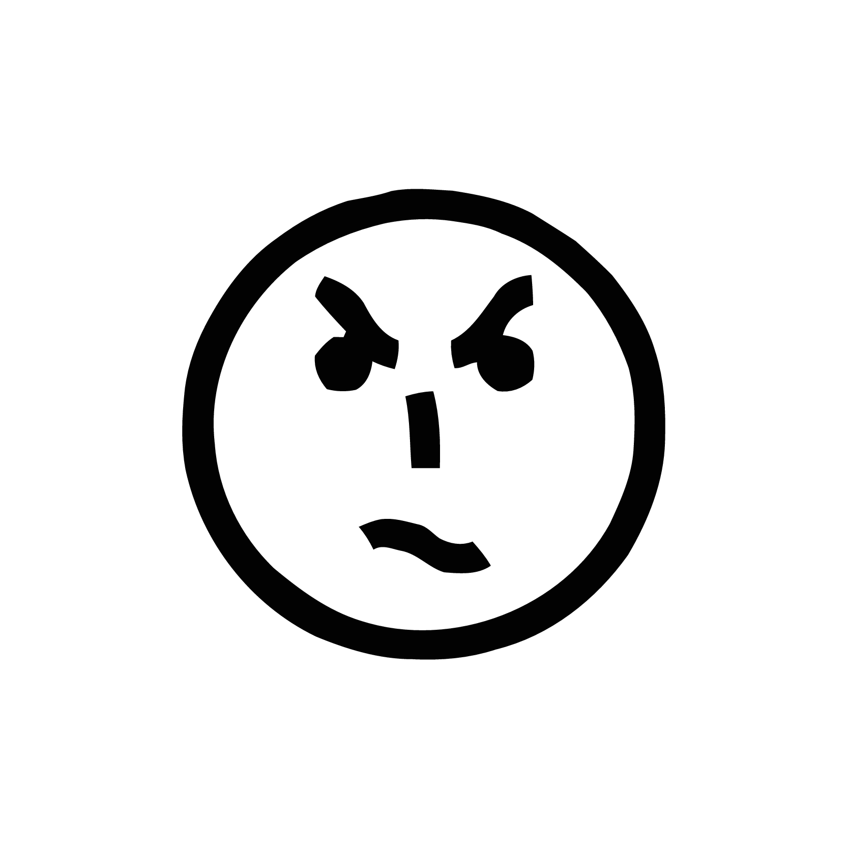 A symbol for angry