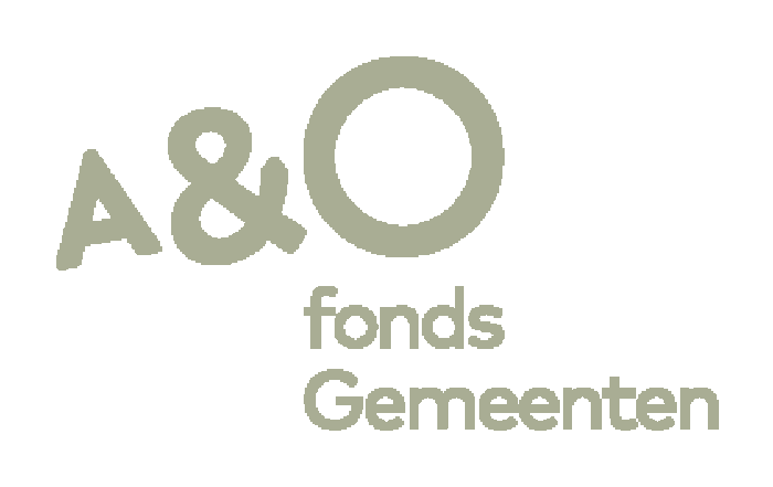 Logo van A&O Fonds Gemeenten met tekst en grafisch element