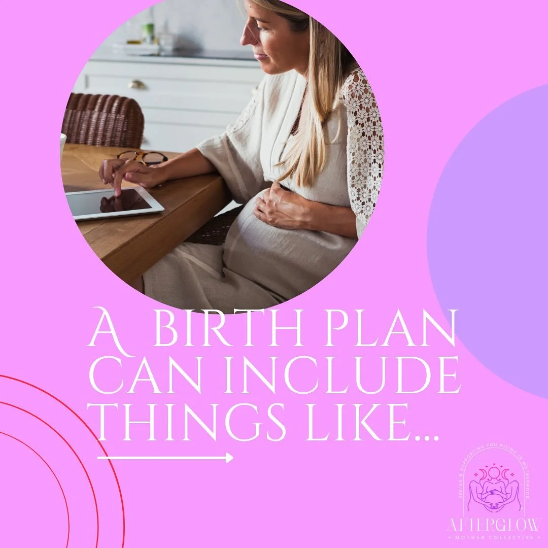 ✨What Goes Into a Birth Plan?
A birth plan is more than a checklist &mdash; it&rsquo;s a reflection of your values, your knowledge, and your voice in the birth space.

Here&rsquo;s what it can include:
🌙 Environment &amp; vibe preferences
🌀 Pain re