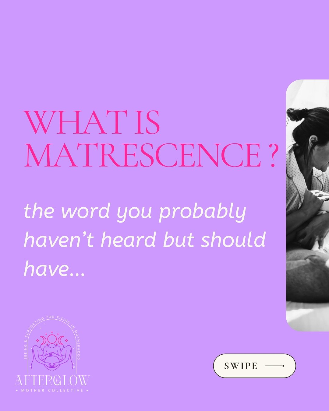 🌙 Matrescence ✨
It&rsquo;s the word you may have never heard, the dictionary doesn&rsquo;t know it either &mdash; but it describes one of the most profound transformations you&rsquo;ll ever go through.

And it&rsquo;s not new.. it was first coined i