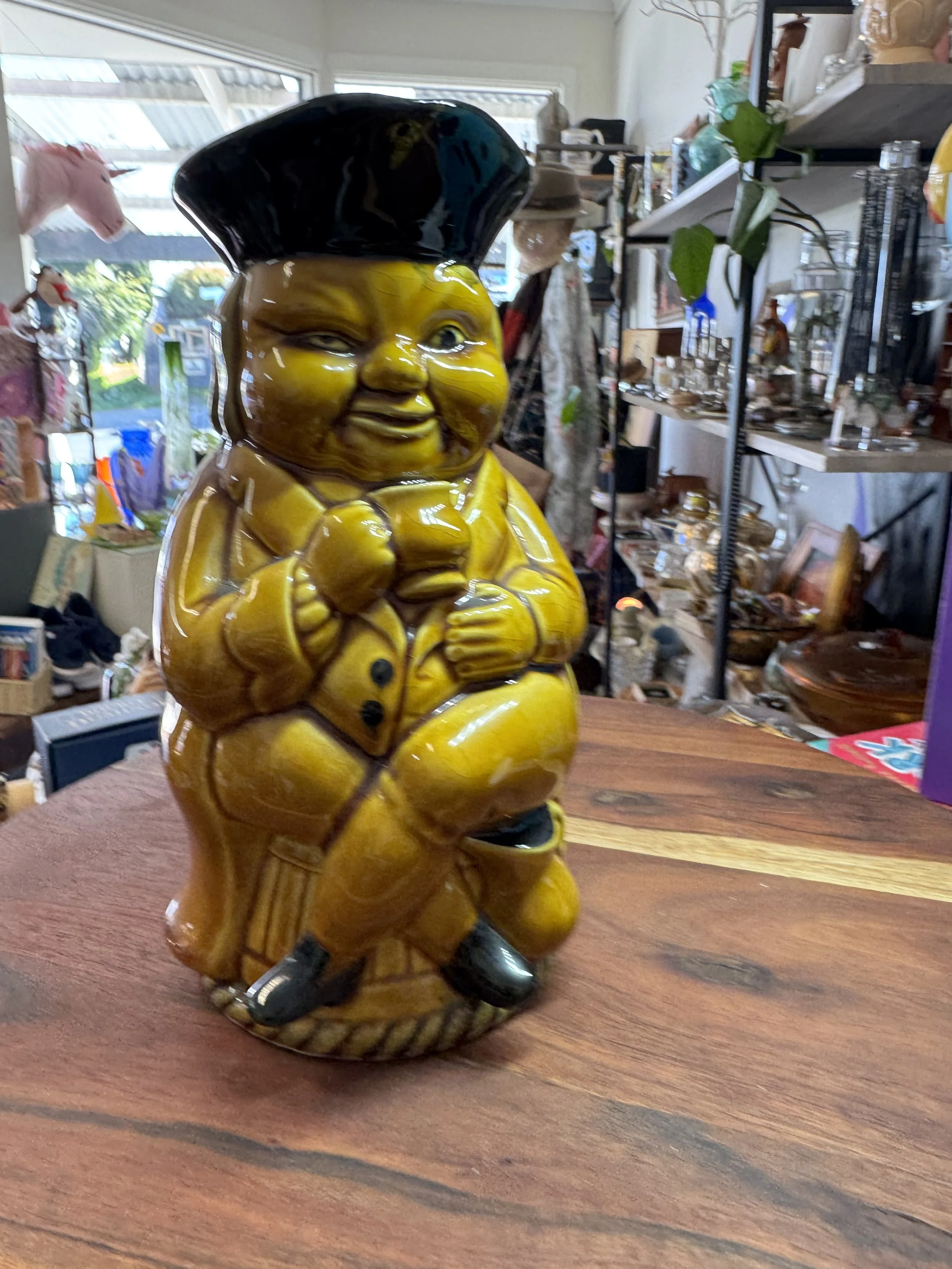 man ugly toby jug portugal vintage pottery style