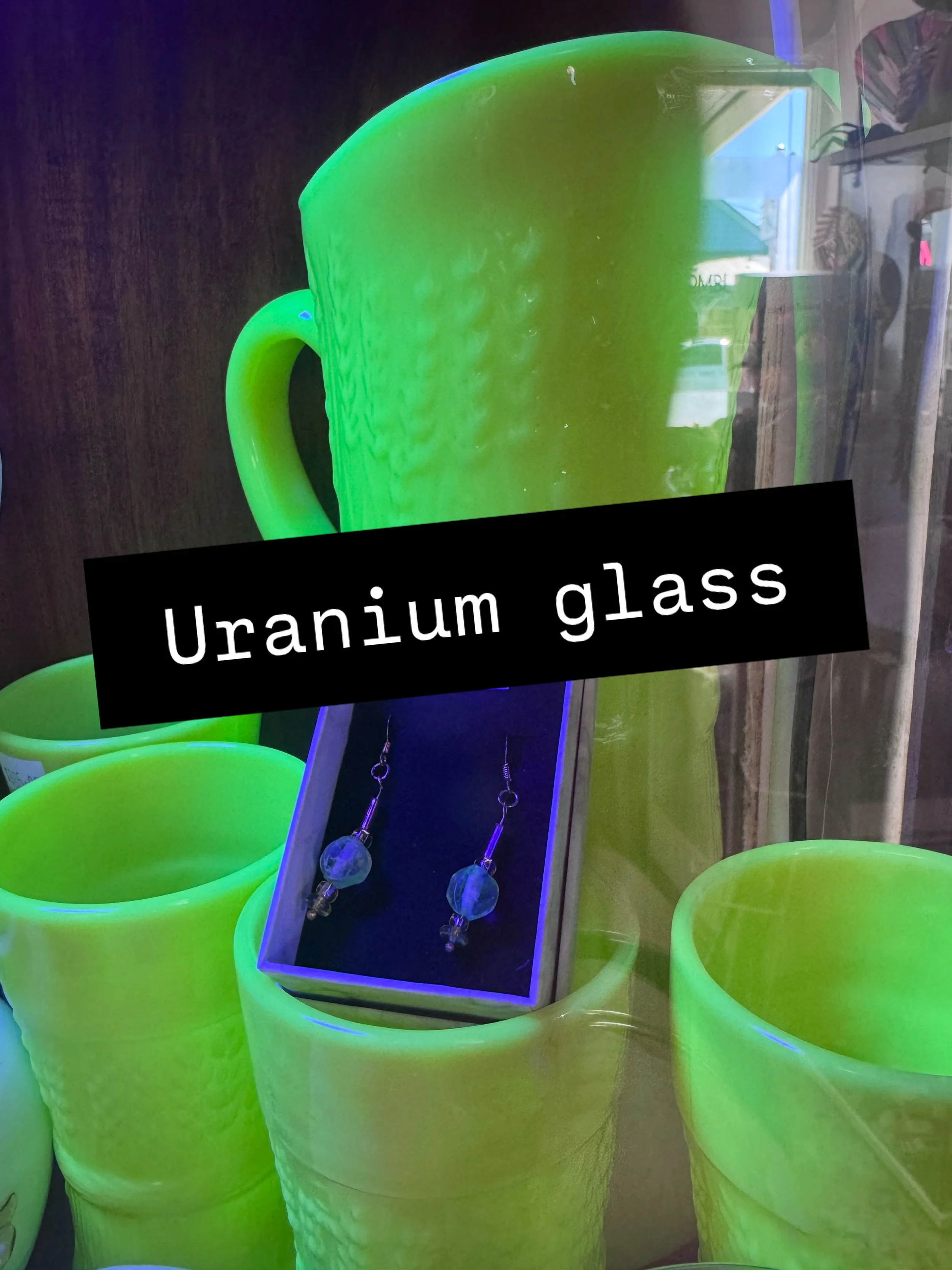 uranium glass collections rare and uv torches