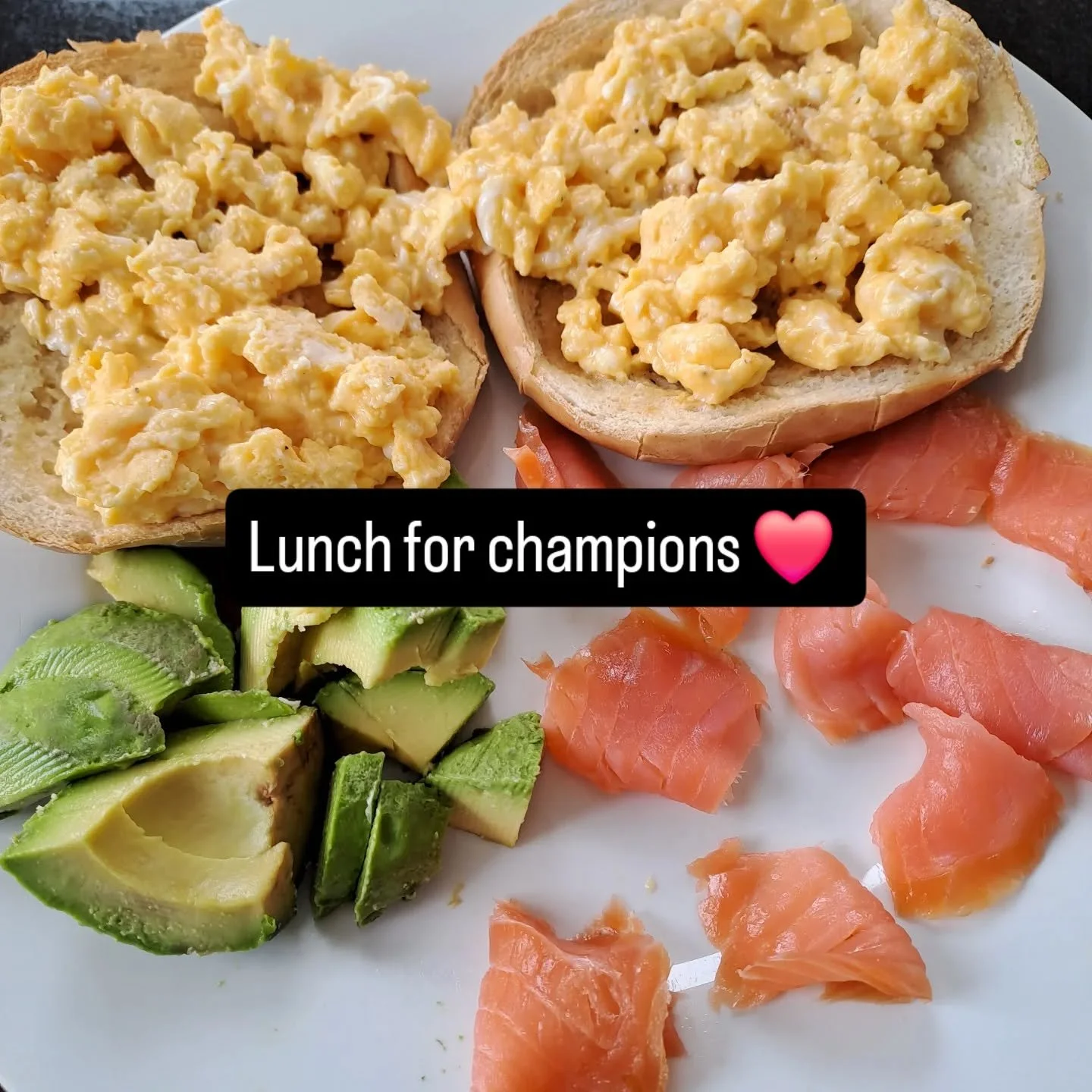 Lunch for champions - so this week target distance is half marathon and I have done it once, aim is at least 2 or 3 per week. 

Also did my 12 min menopause workout that I love and some 🧘&zwj;♀️ for 🏃&zwj;♀️ 

#menpositivity
#londonmarathon2026 #ea