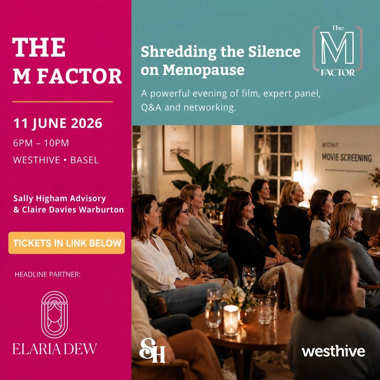 Menopause impacts careers, confidence, relationships, health and wellbeing &mdash; yet so many women still feel expected to suffer through it silently.

It&rsquo;s time to change that.

Join us in Basel for Menopositivity Night &mdash; an evening of 