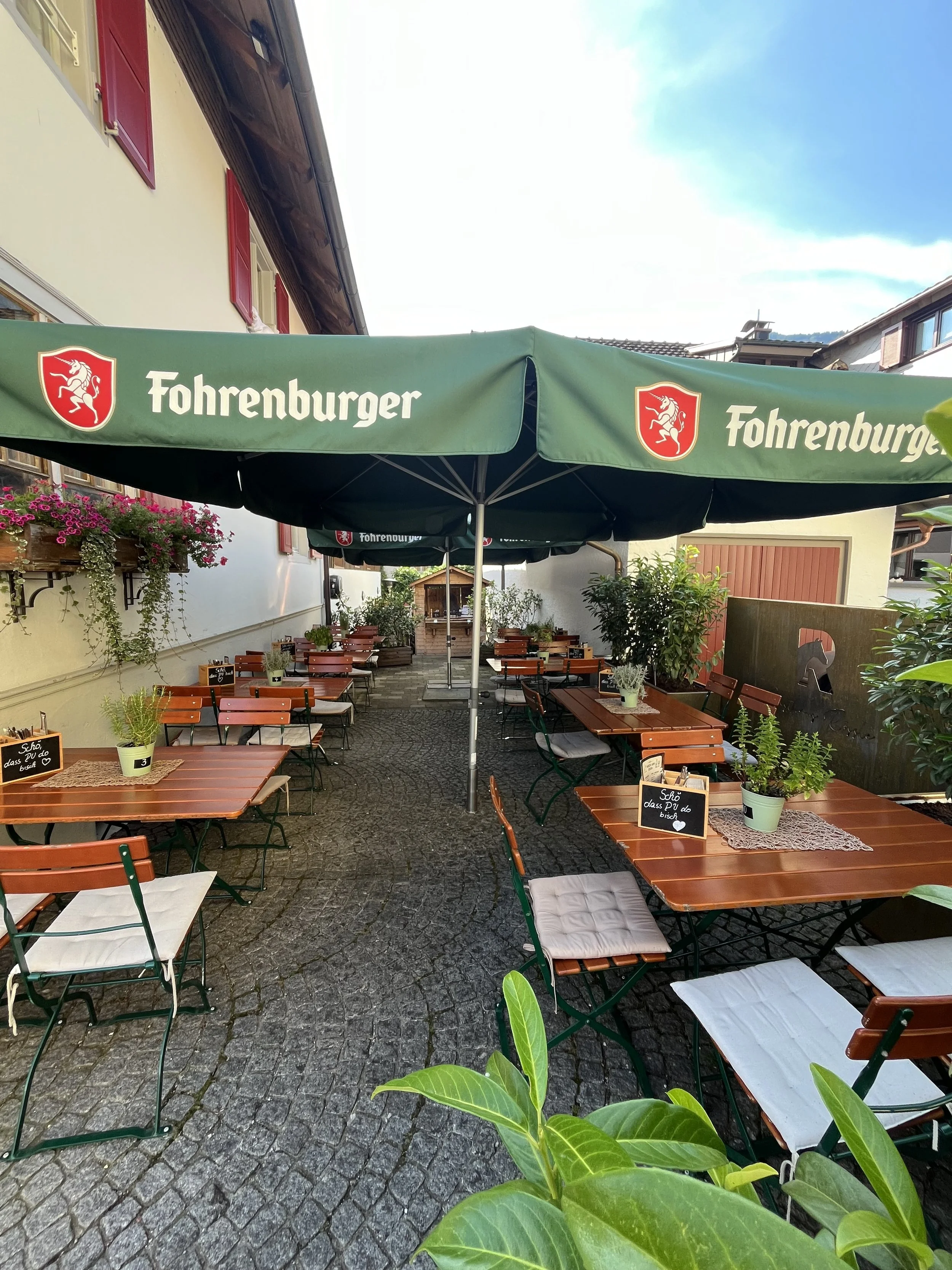 Den Sommer auf der Rössle-Terrasse genießen