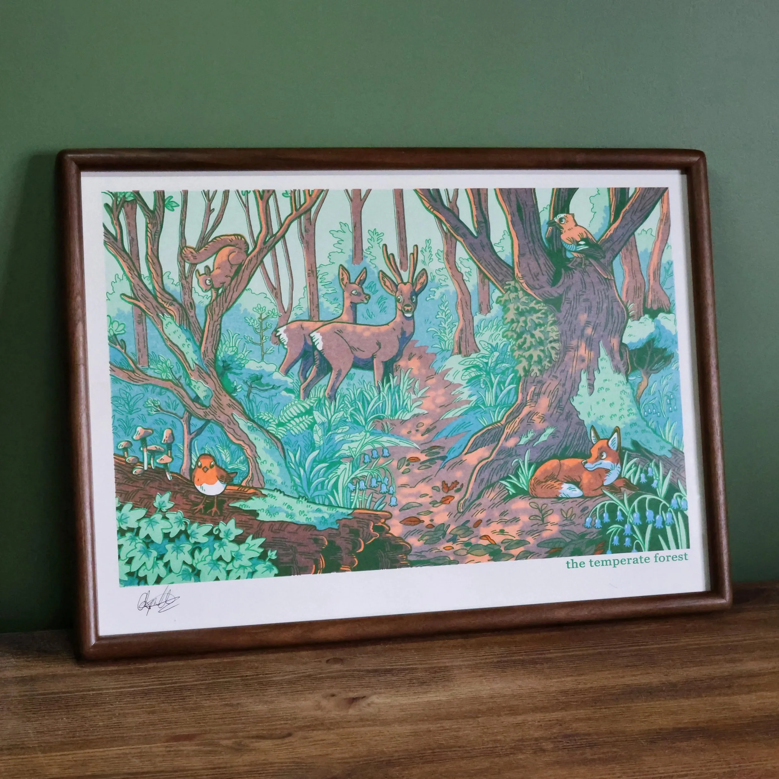 Anyone else have a pile of lovely prints by very good artists that they keep meaning to frame but it's been years and honestly you're just so tired all the time? 

I wanted to really show these riso prints off for the launch tomorrow and booooy do th