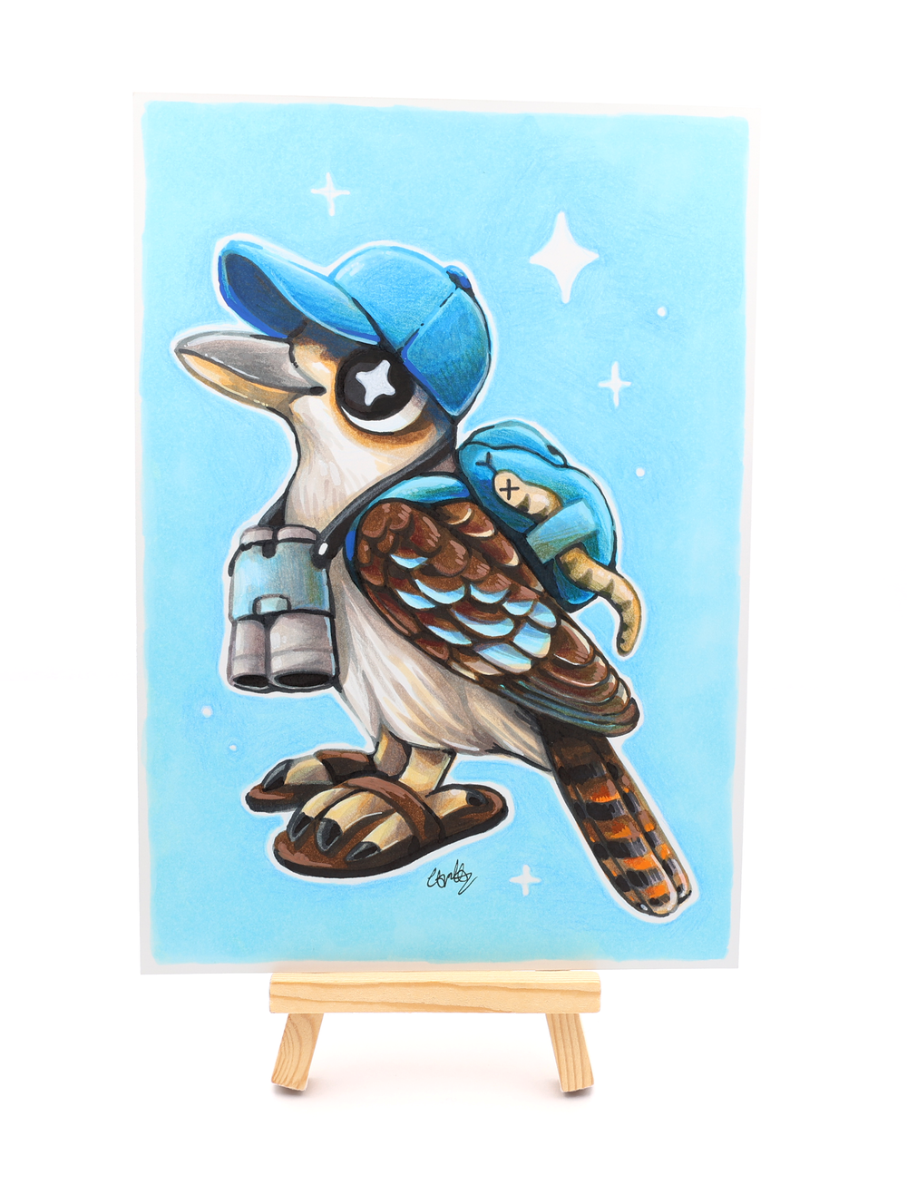 Laughing Kookaburra Original Artwork — Art of Claire Spiller