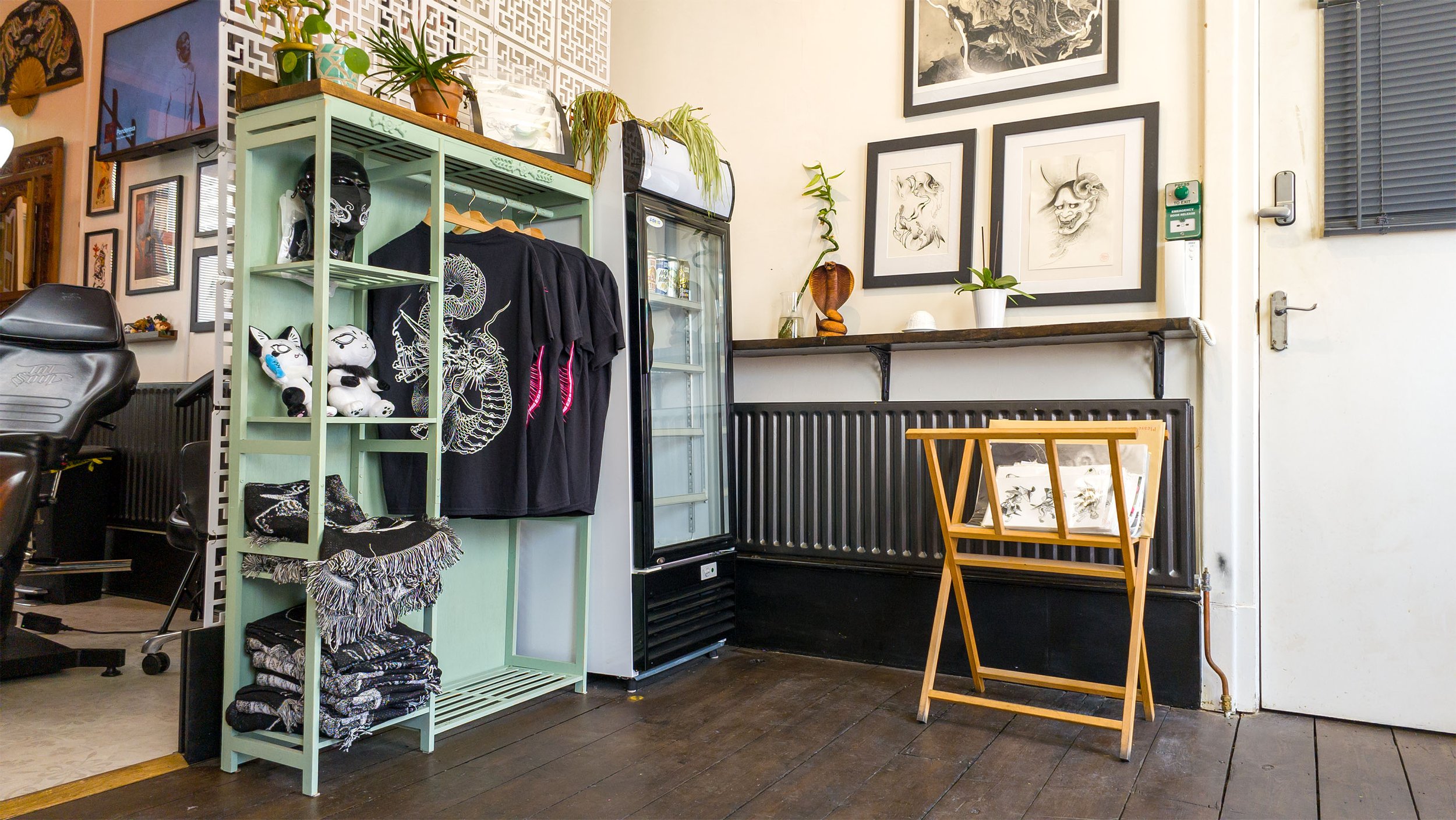 Chimera Studios Tattoo Merch Area Bournemouth