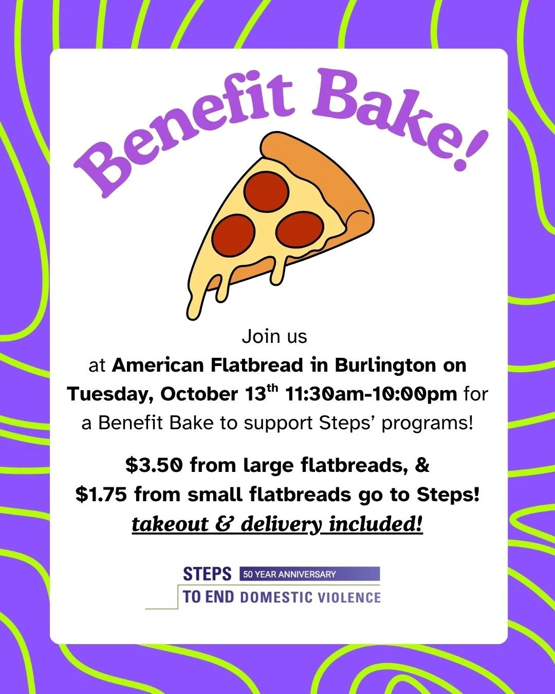 Benefit Bake at American Flatbread