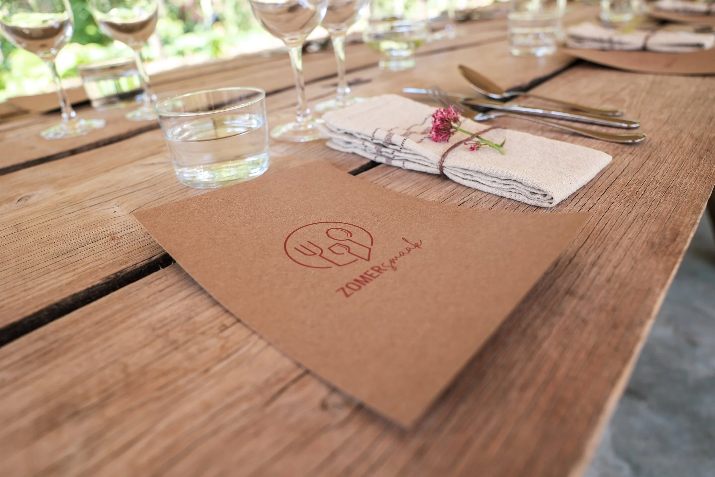 Shift Catering – tafelbeleving – voedselbos Zomersmaak – Sander Bautmans